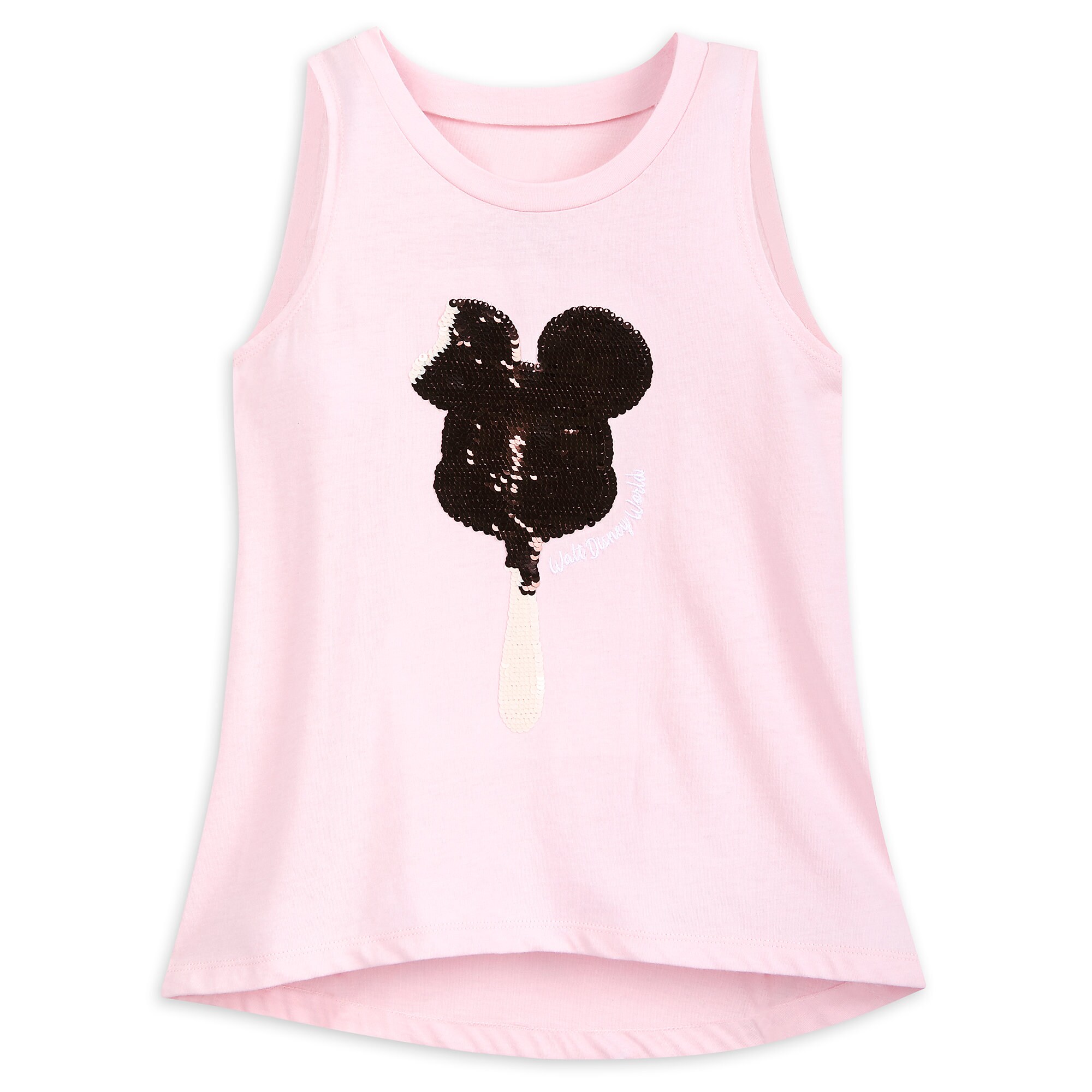Disney Girls Mickey Mouse & Friends Sleeveless T-Shirt Tank Top 