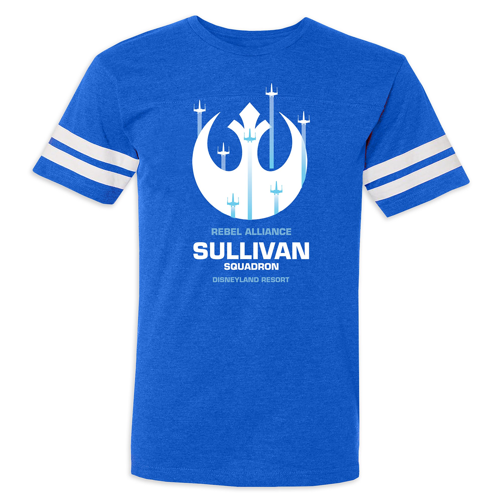 Adults' Star Wars Alliance Squadron Football T-Shirt - Disneyland - Customized