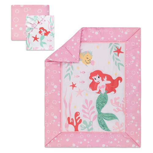 Ariel's Grotto Crib Bedding Set by Lambs & Ivy - The Little Mermaid ...