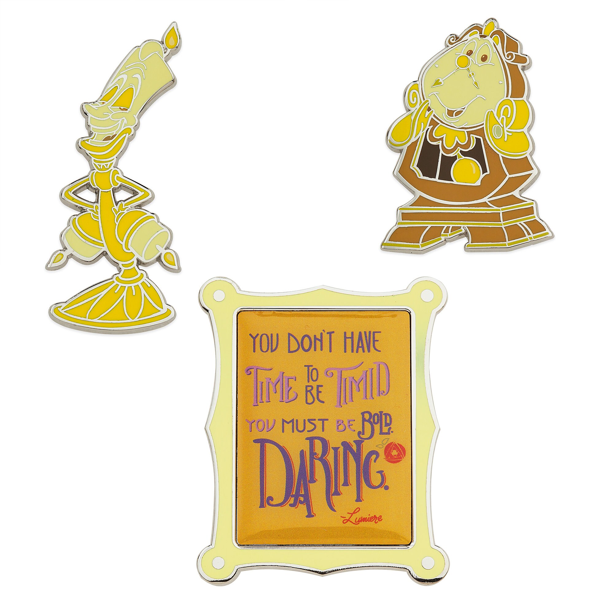 Disney Wisdom Pin Set - Beauty and the Beast - June - Limited Release