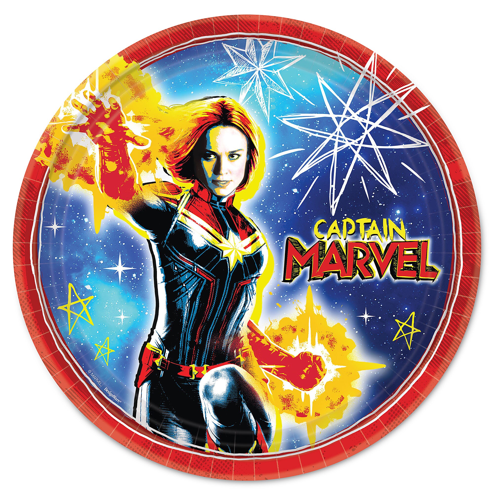 Marvel's Captain Marvel Lunch Plates