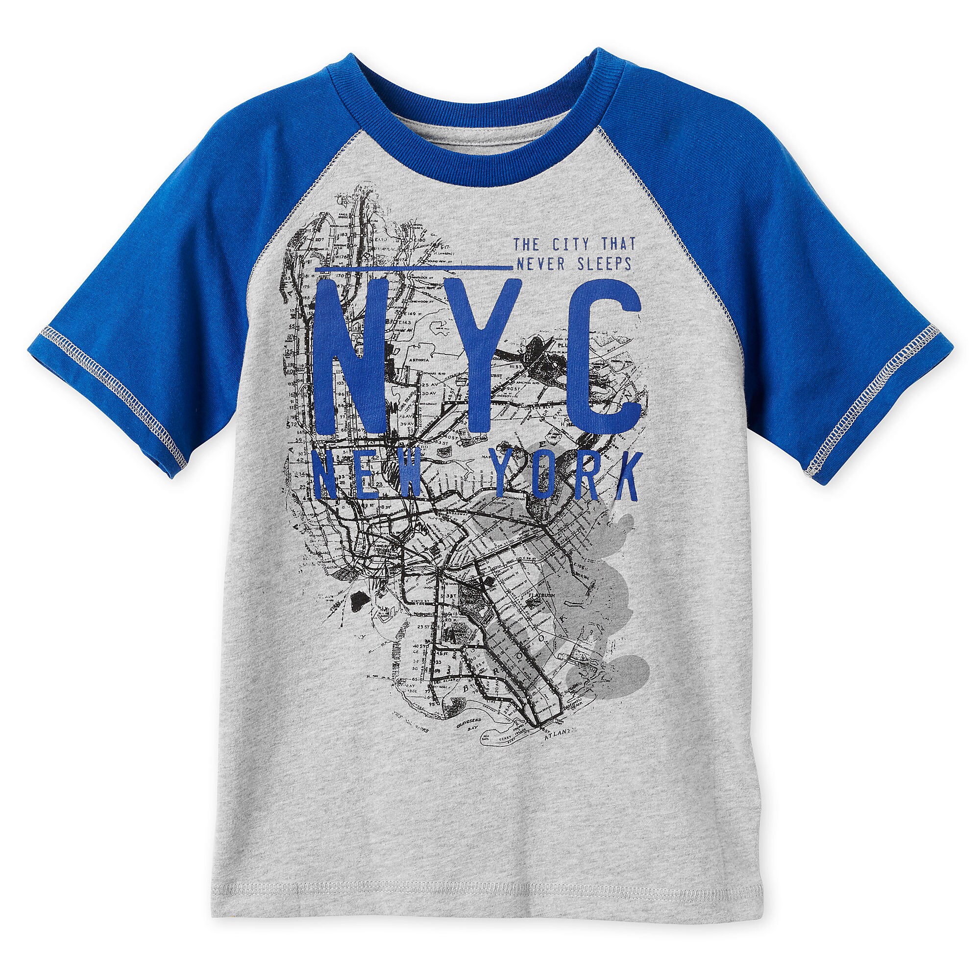 Mickey Mouse NYC Map T-Shirt for Boys - New York City