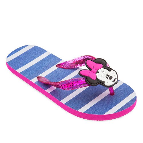 Minnie Mouse Flip Flops for Kids | shopDisney