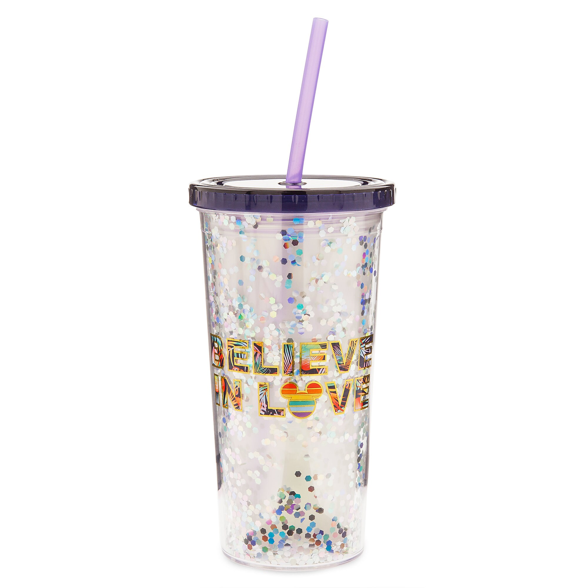Rainbow Disney Collection Mickey Mouse Travel Tumbler with Straw