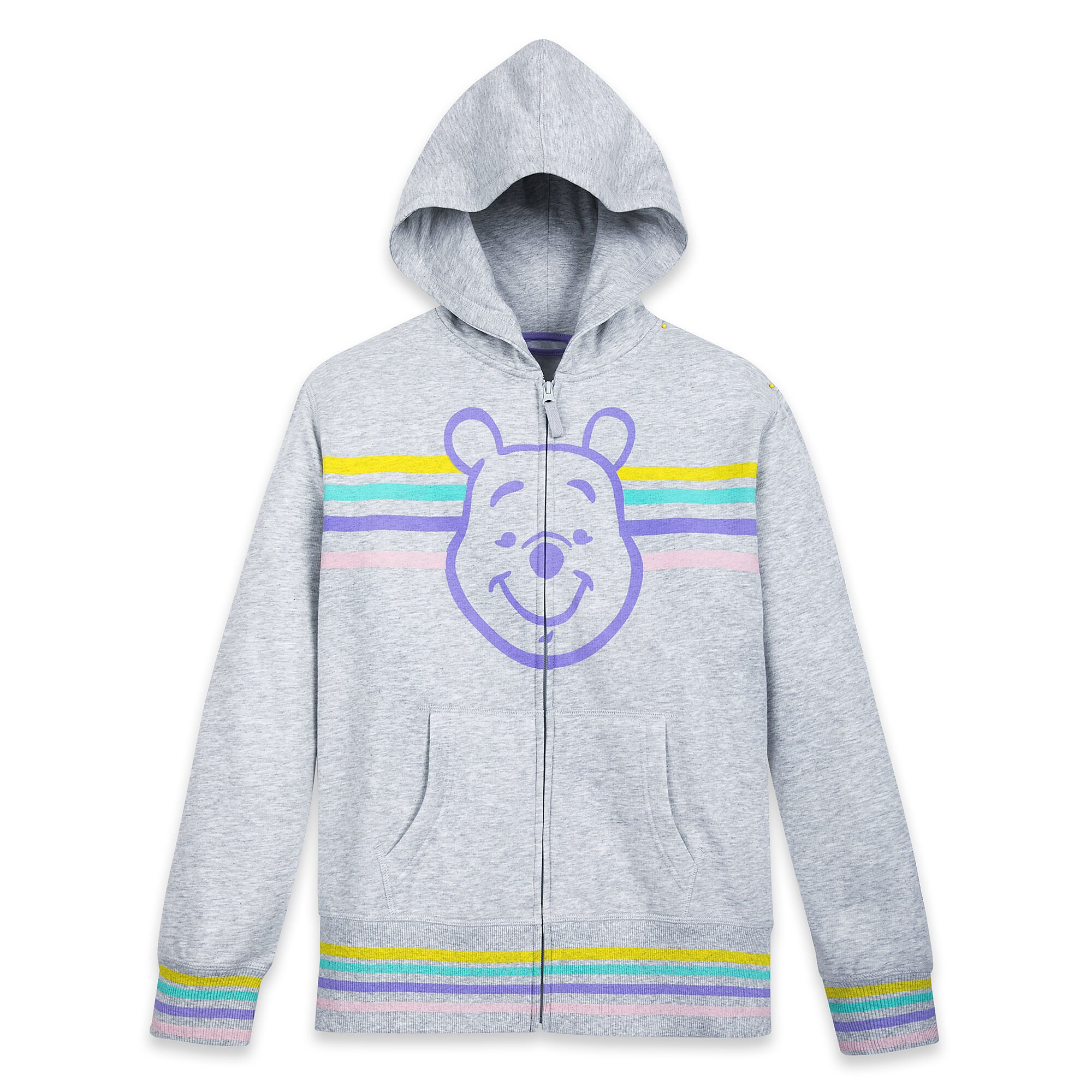 Winnie the Pooh Zip-Up Hoodie for Adults - Personalized