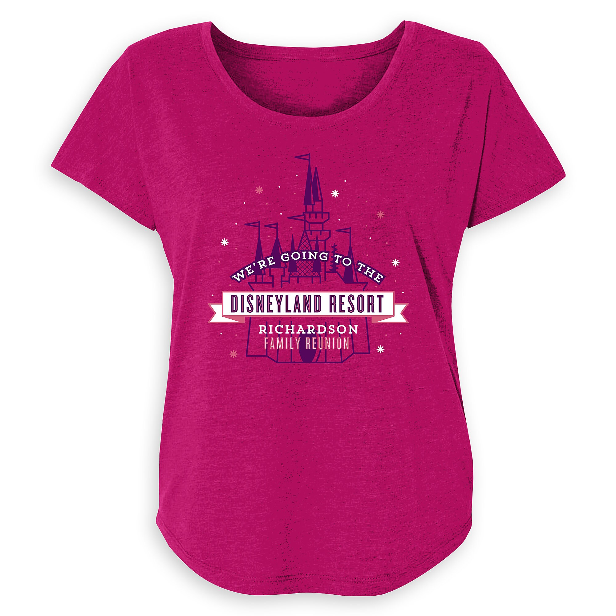 Women's Sleeping Beauty Castle Family Reunion T-Shirt - Disneyland Resort - Customized