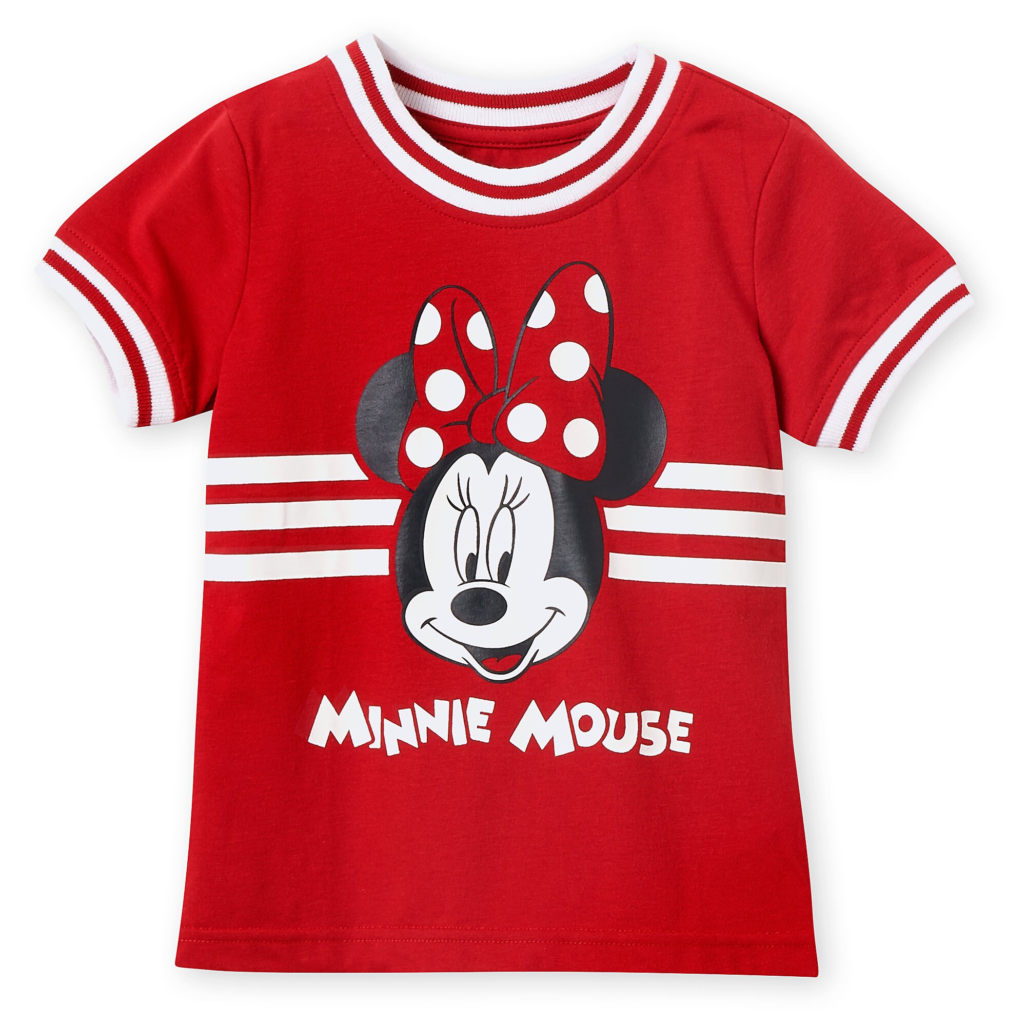 Minnie Mouse Red Ringer T-Shirt for Girls