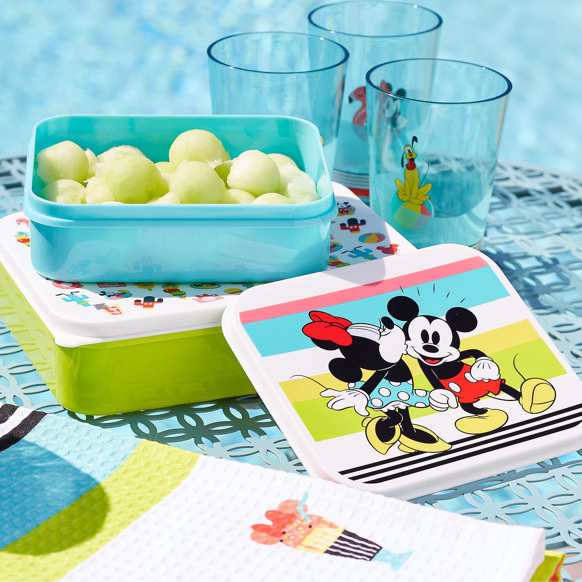 Mickey and Minnie Mouse Food Storage Container Set - Disney Eats