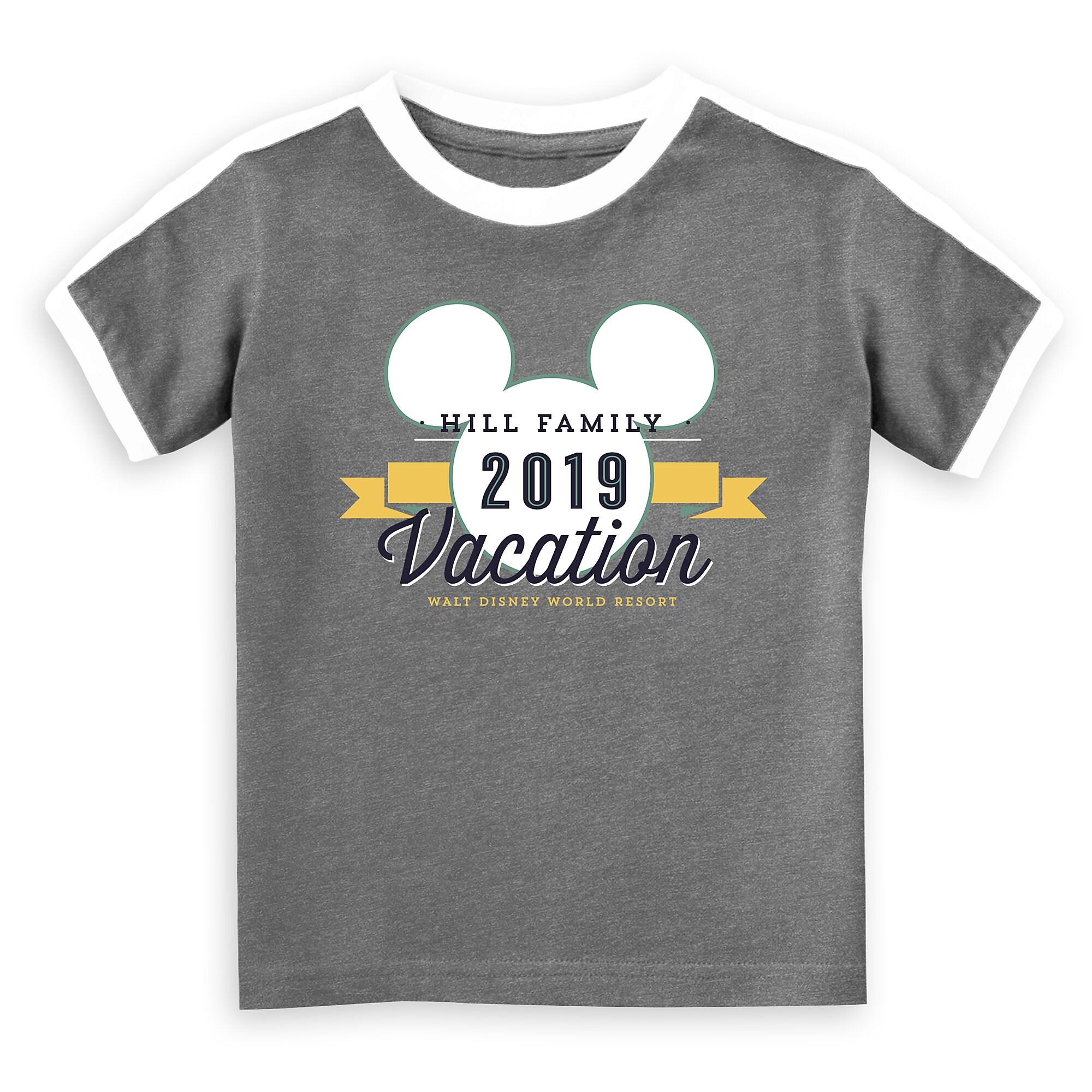 Kids' Mickey Mouse Vacation Soccer T-Shirt - Walt Disney World Resort - 2019 - Customized