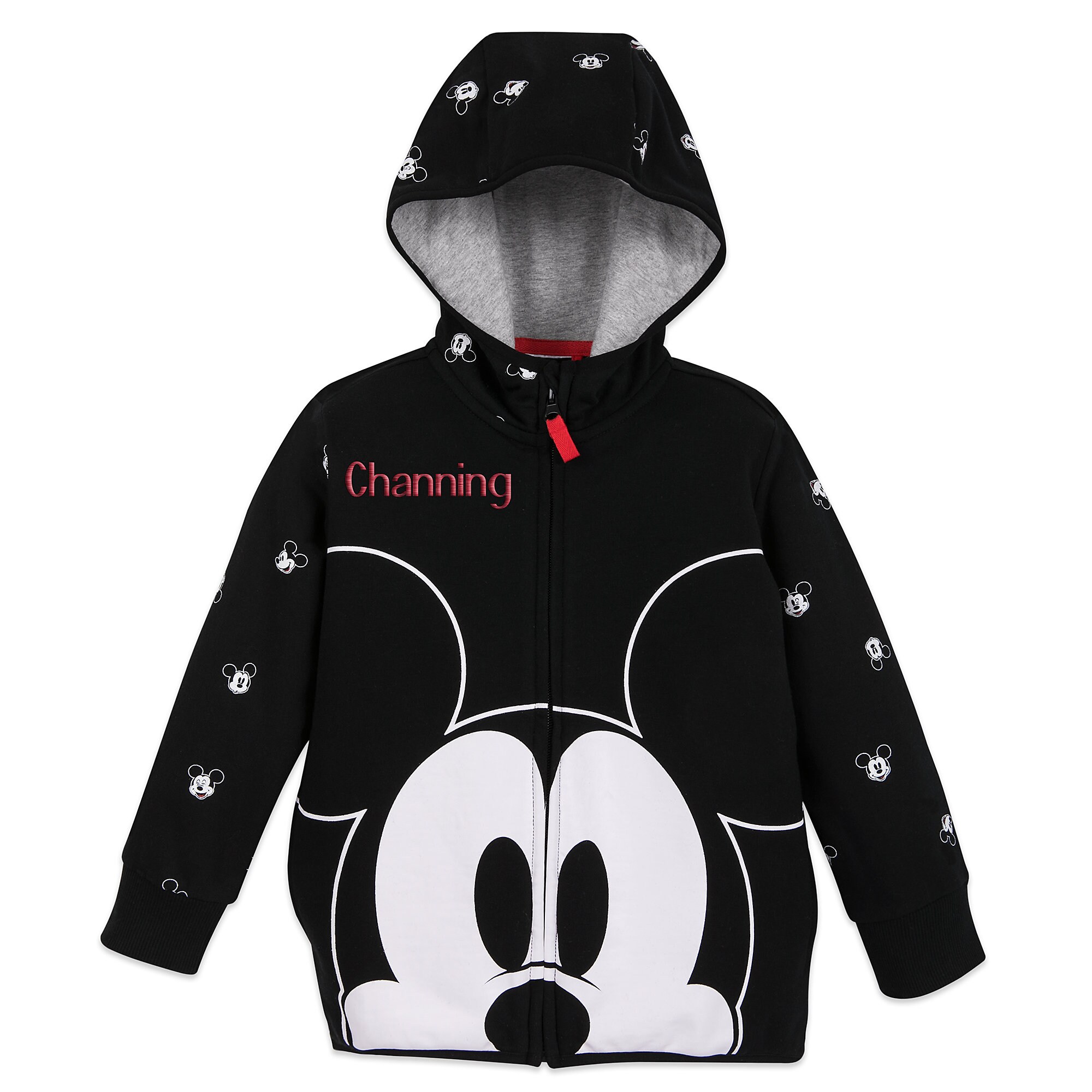 Mickey Mouse Zip-Up Hoodie for Boys - Personalized