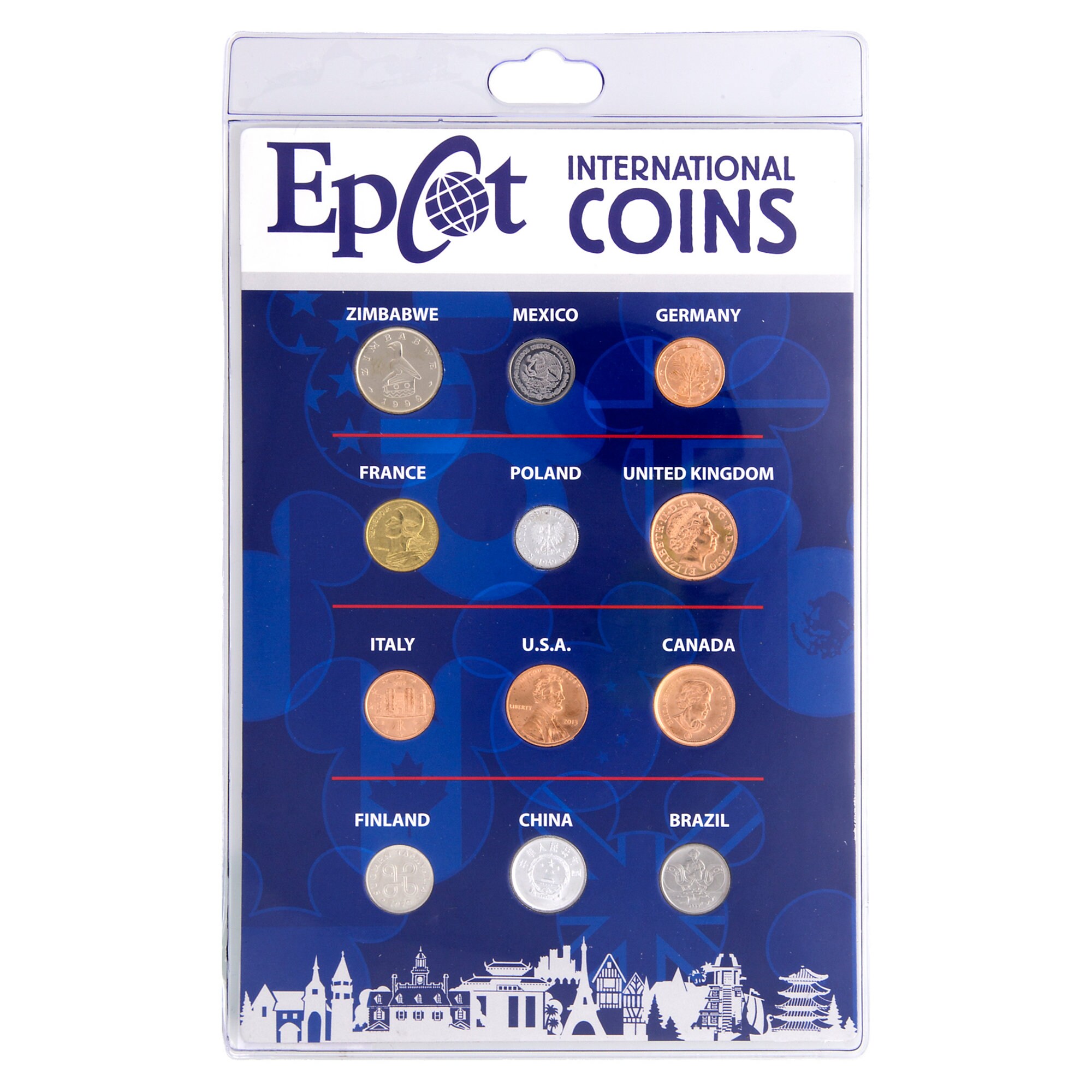 Epcot International Coin Set - Walt Disney World
