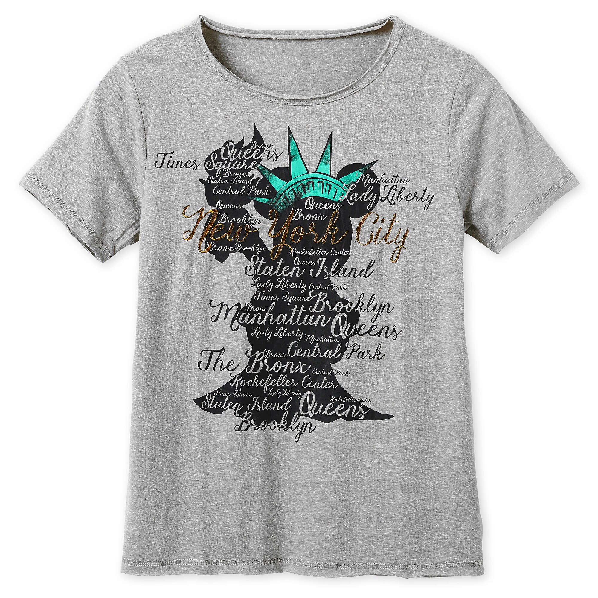 Minnie Mouse Statue of Liberty Crown T-Shirt for Women - New York City