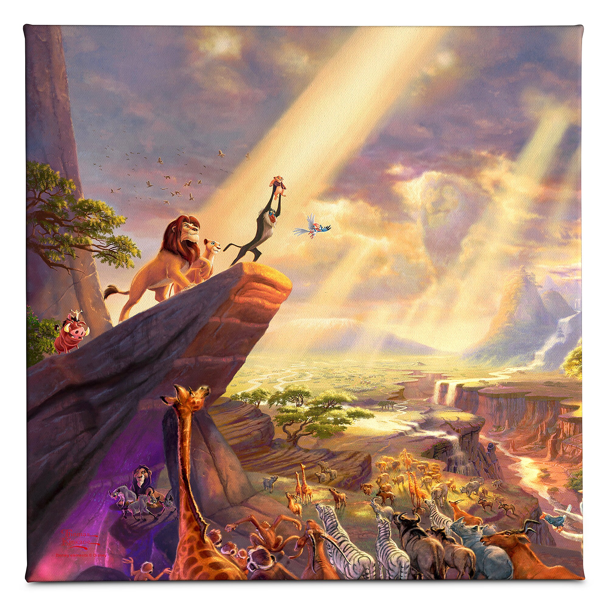 ''The Lion King'' Gallery Wrapped Canvas by Thomas Kinkade