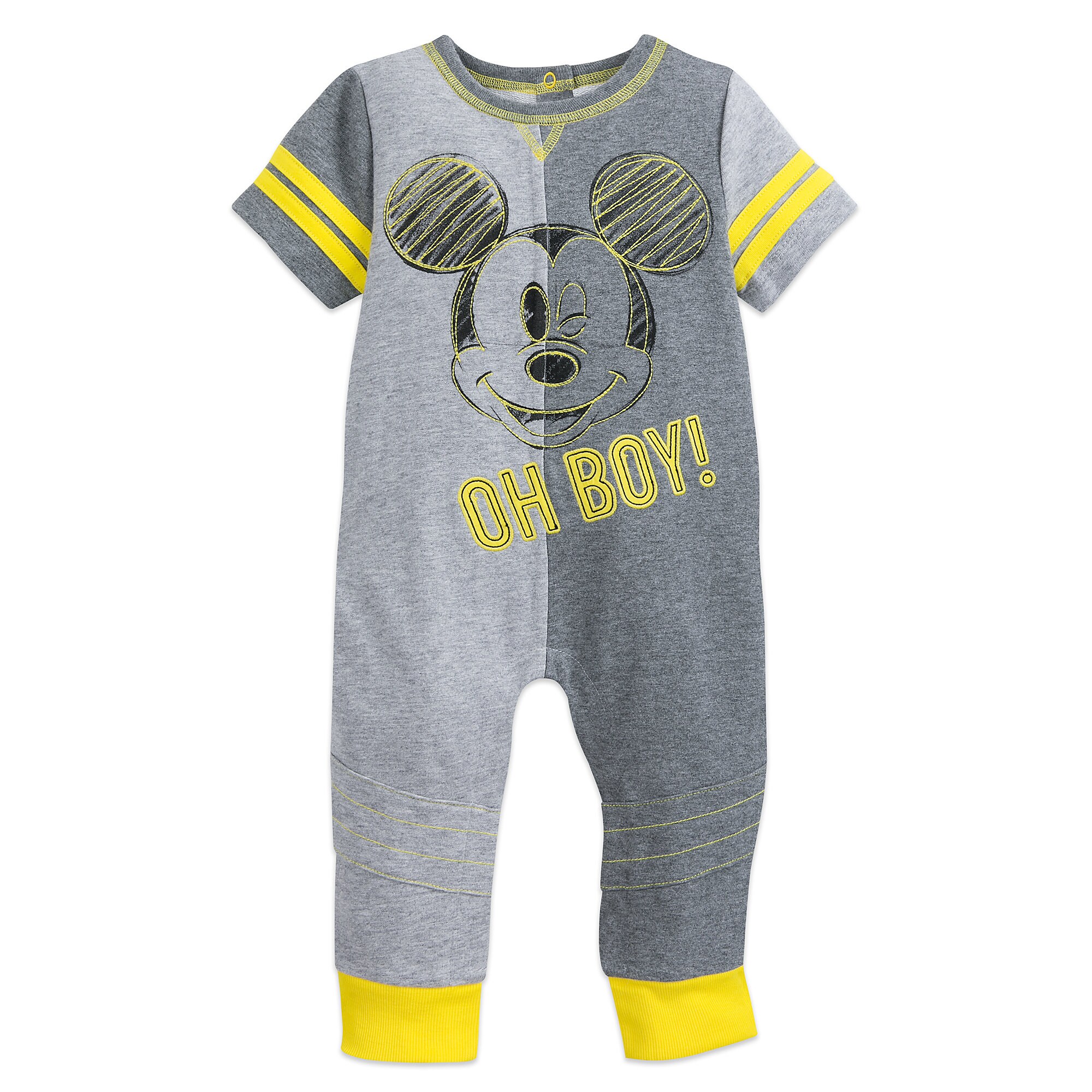 Mickey Mouse ''Oh Boy!'' Romper for Baby