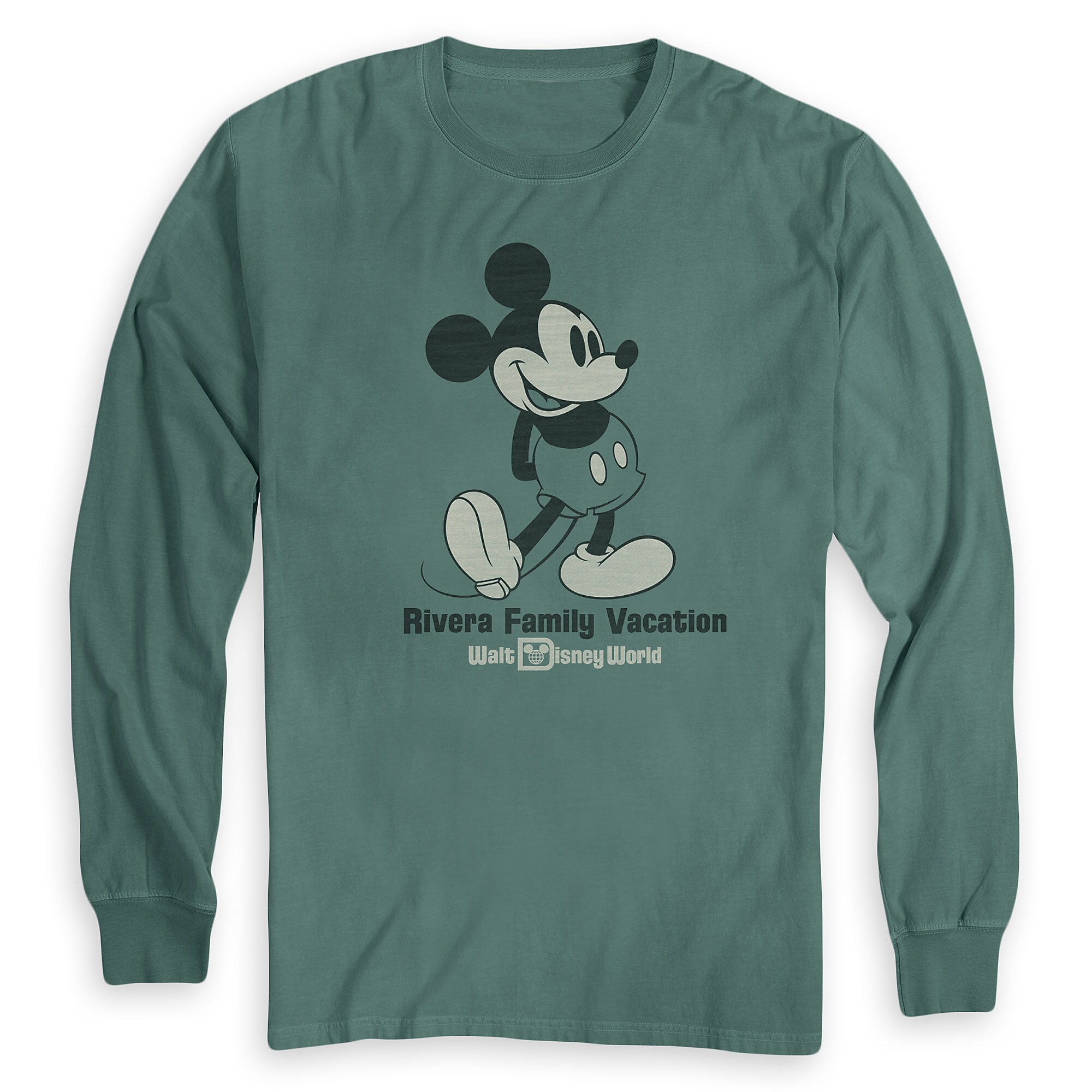Adults' Mickey Mouse Family Vacation Long Sleeve T-Shirt - Walt Disney World - Customized