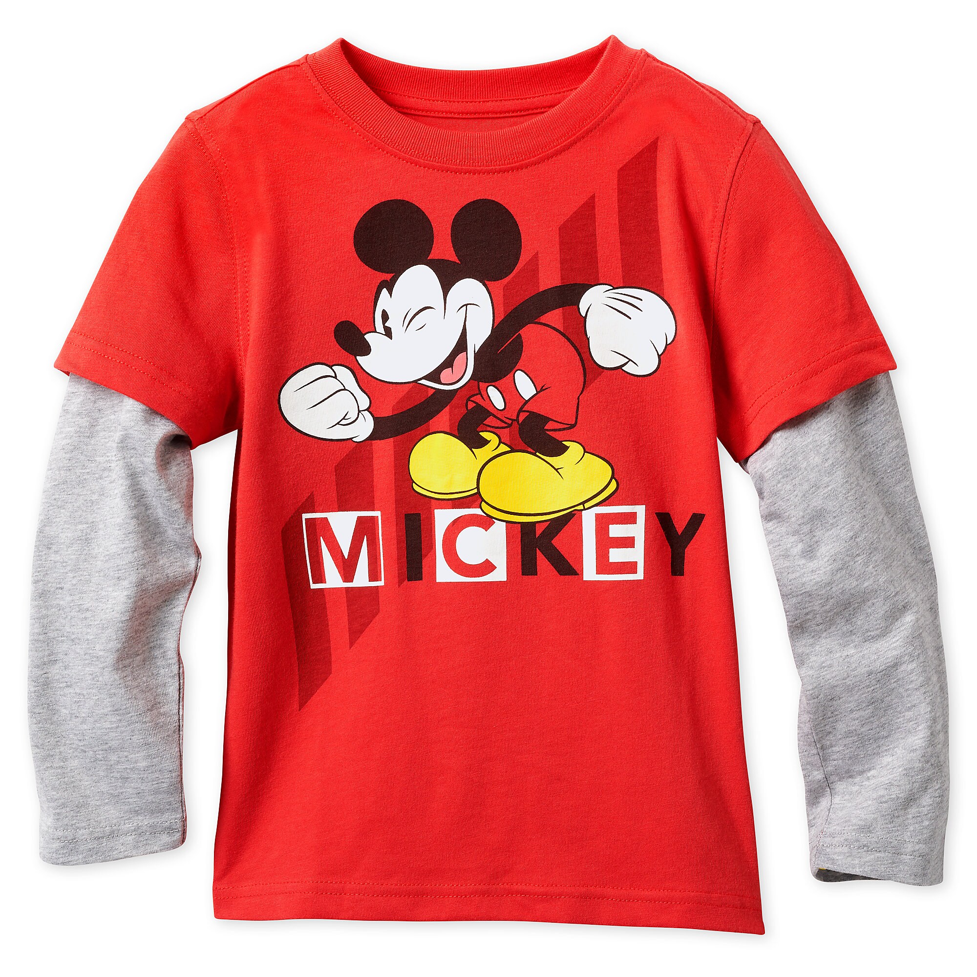 Mickey Mouse Long Sleeve Layered T-Shirt for Boys