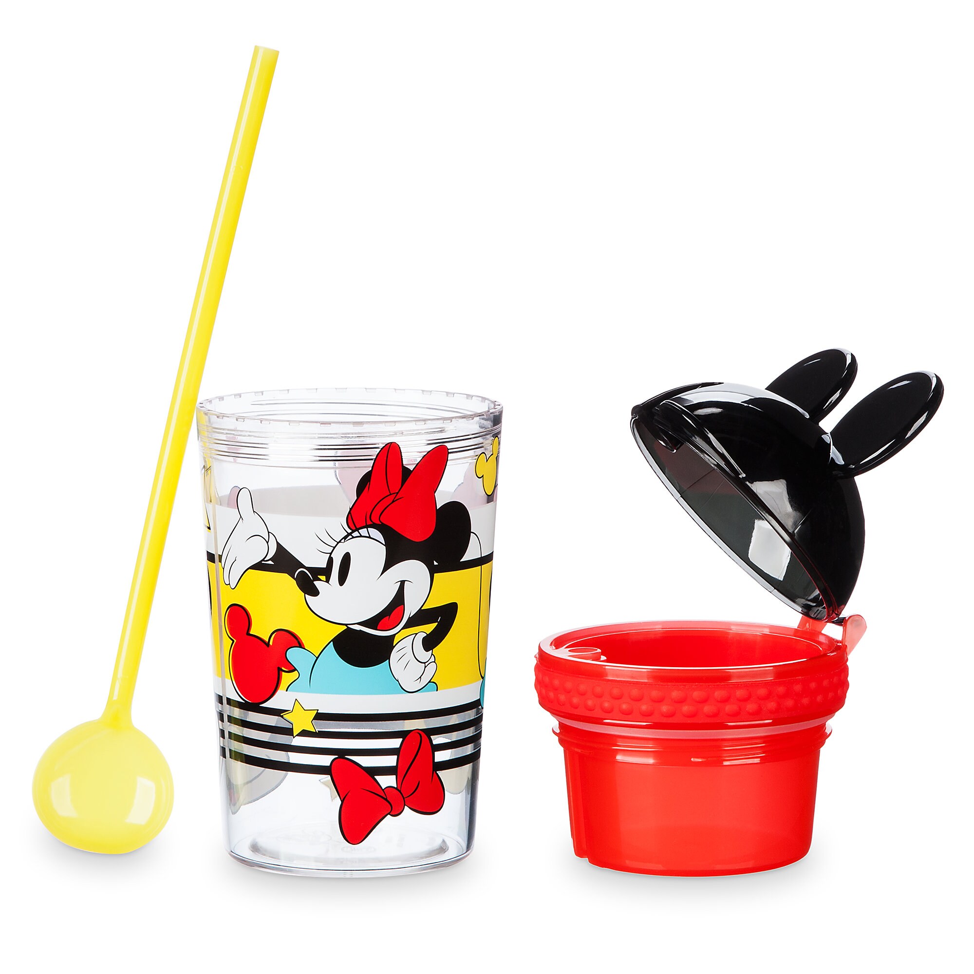 Minnie Mouse Tumbler with Snack Cup and Straw - Disney Eats