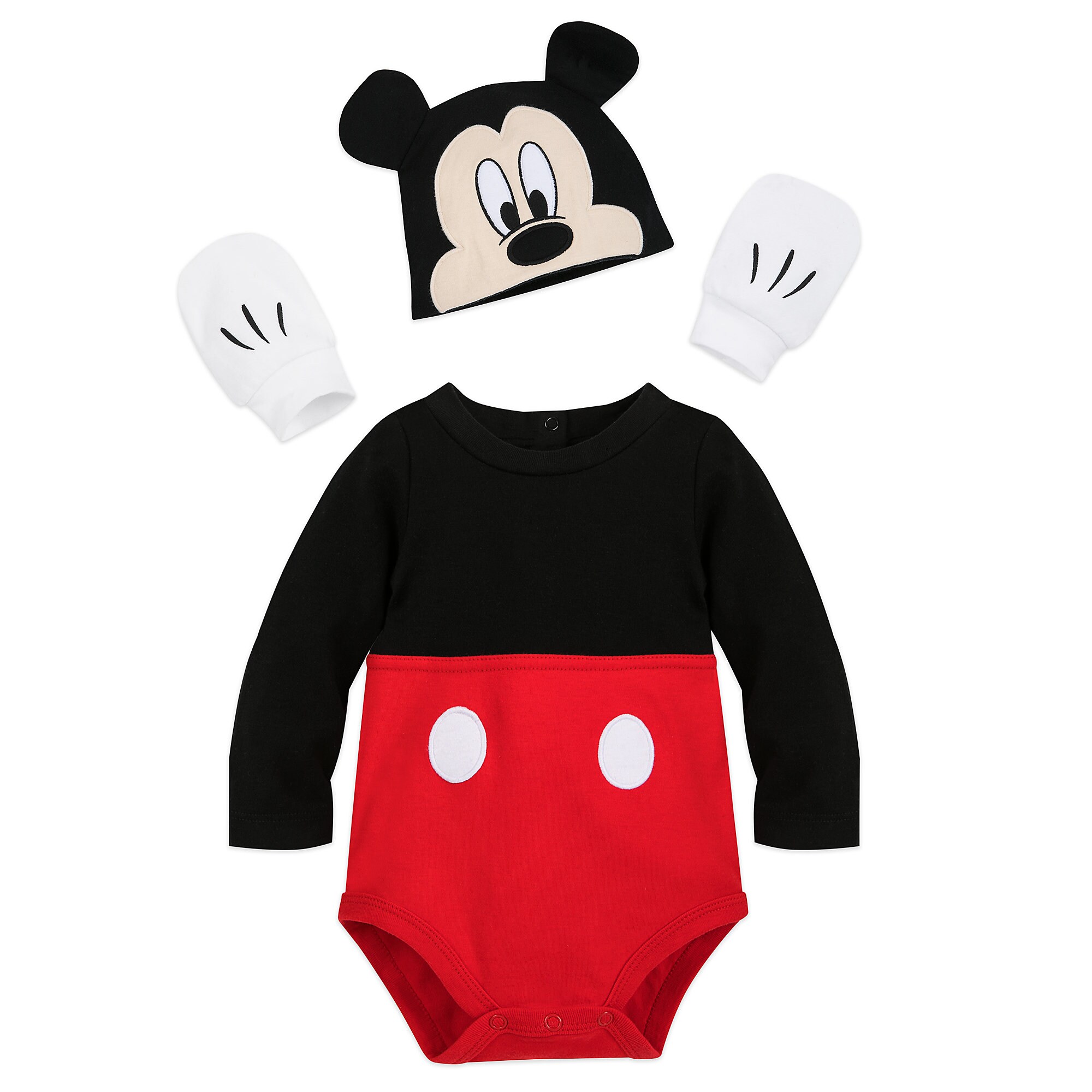 Mickey Mouse Costume Bodysuit Set for Baby - Personalized