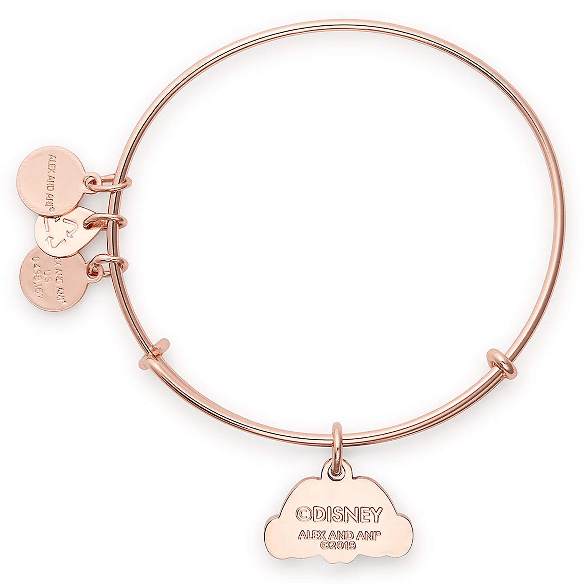 Rainbow Disney Collection Mickey Mouse Heart Bangle by Alex and Ani
