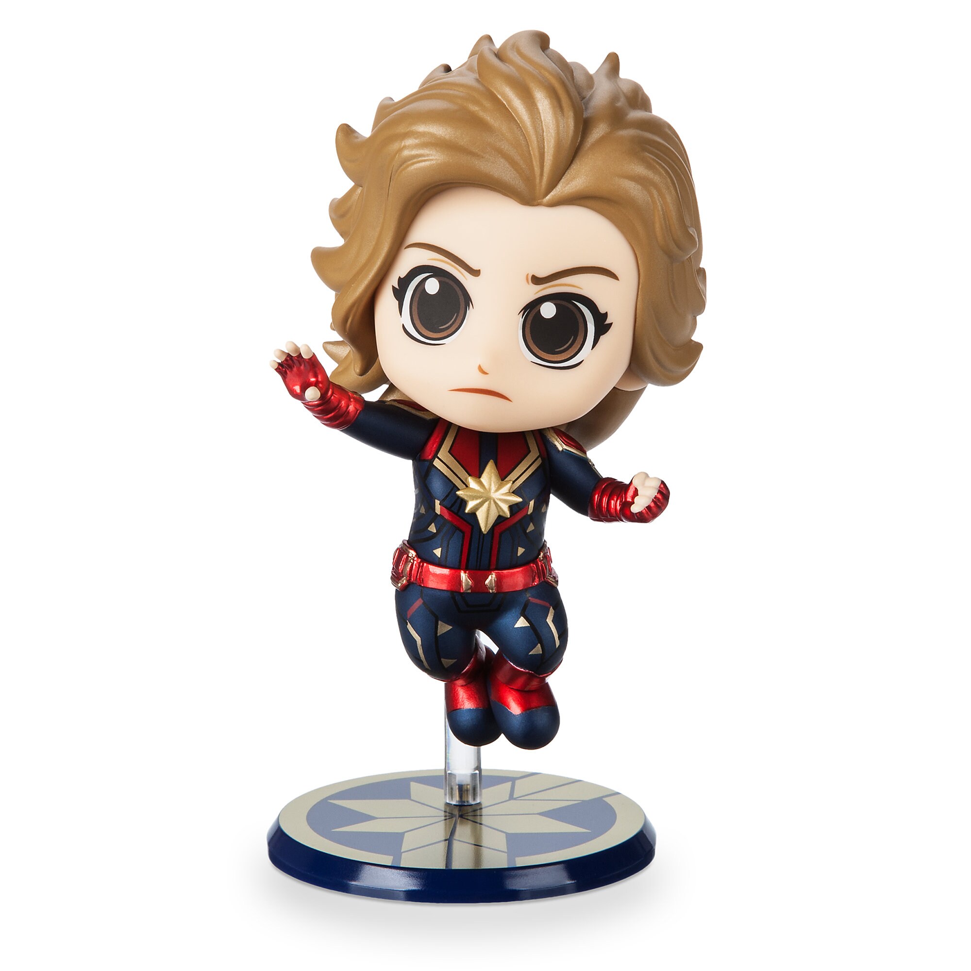 Marvel's Captain Marvel Cosbaby Bobble-Head Figure by Hot Toys - Flying Version