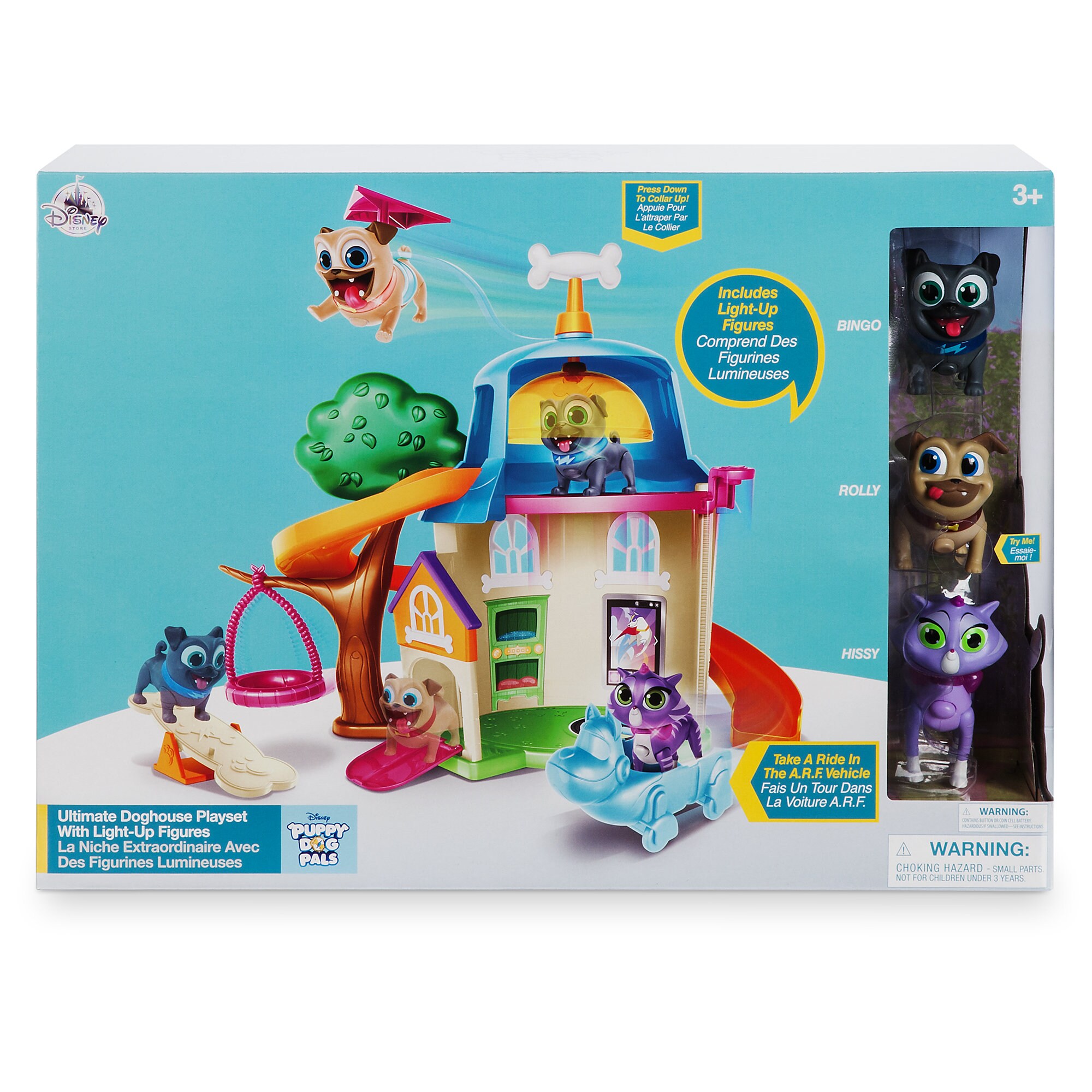 Puppy Dog Pals Ultimate Doghouse Playset with Light-Up Figures