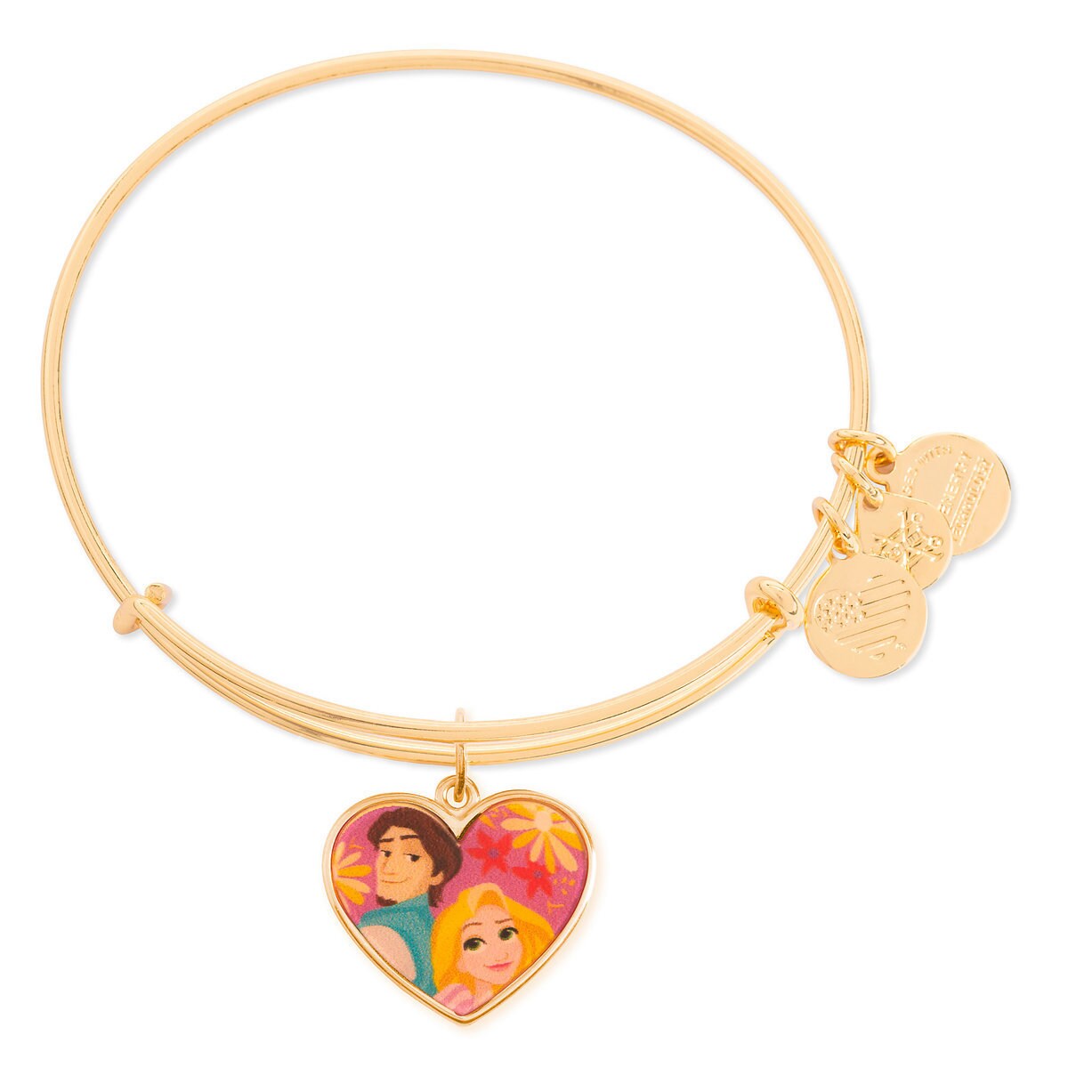 ALEX AND ANI Bangles Featuring Disney Princess Couples