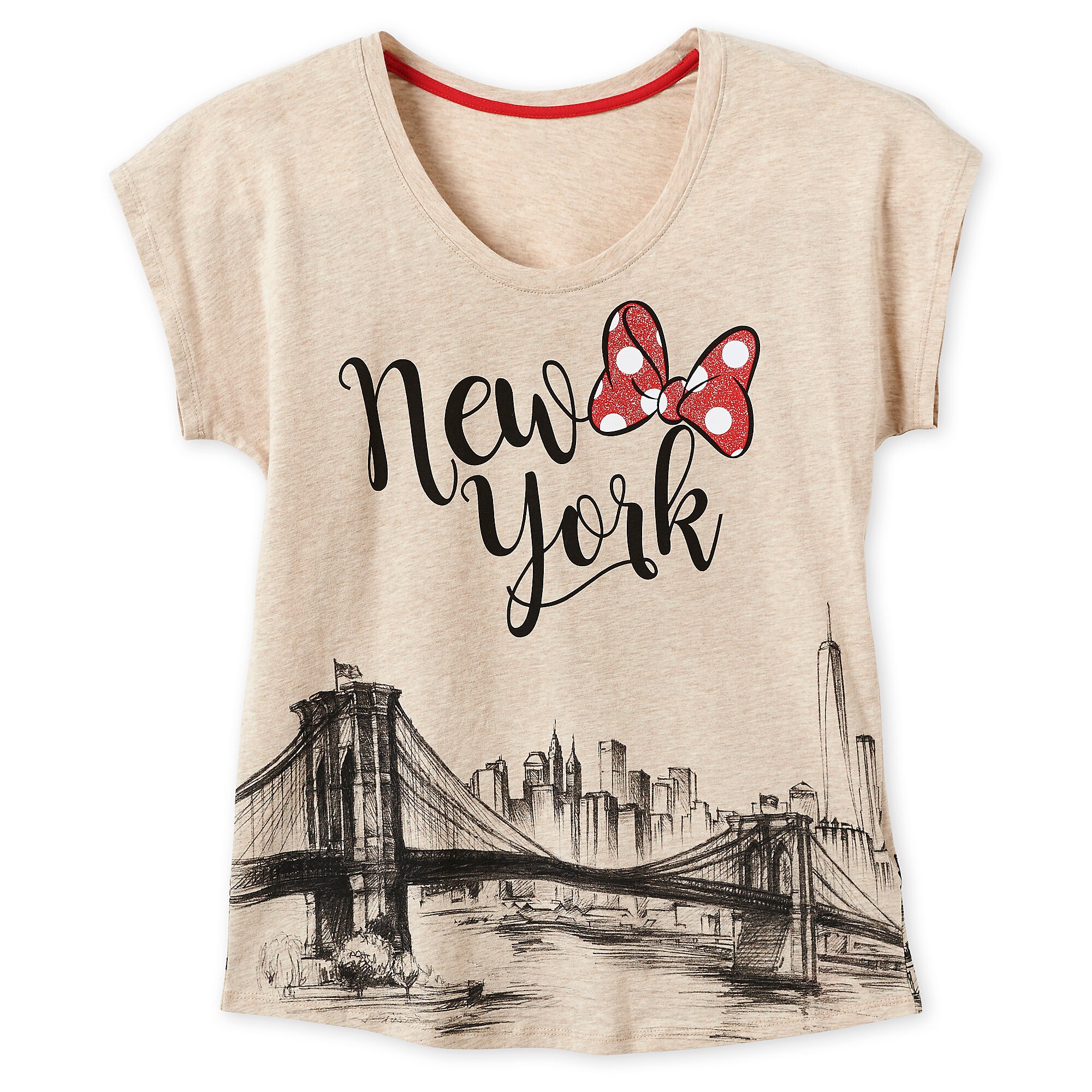 Minnie Mouse New York City Skyline T-Shirt for Women