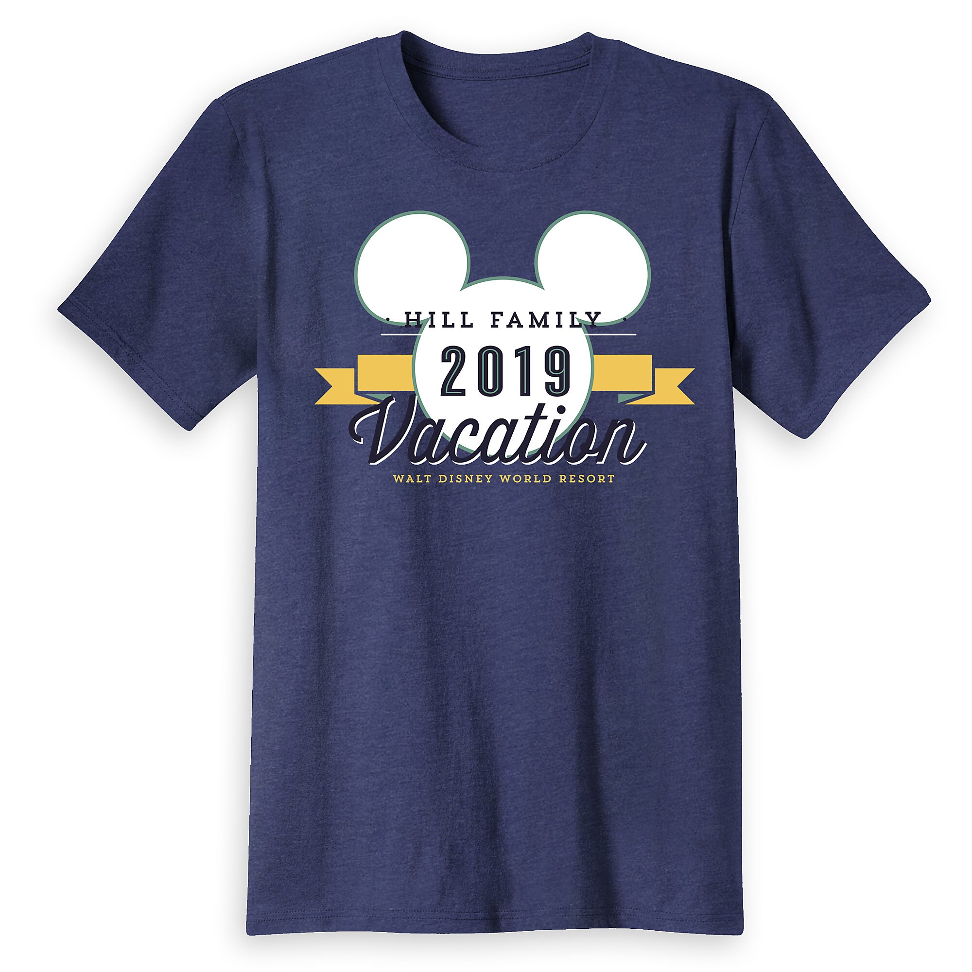 Adults' Mickey Mouse Family Vacation T-Shirt - Walt Disney World Resort - 2019 - Customized