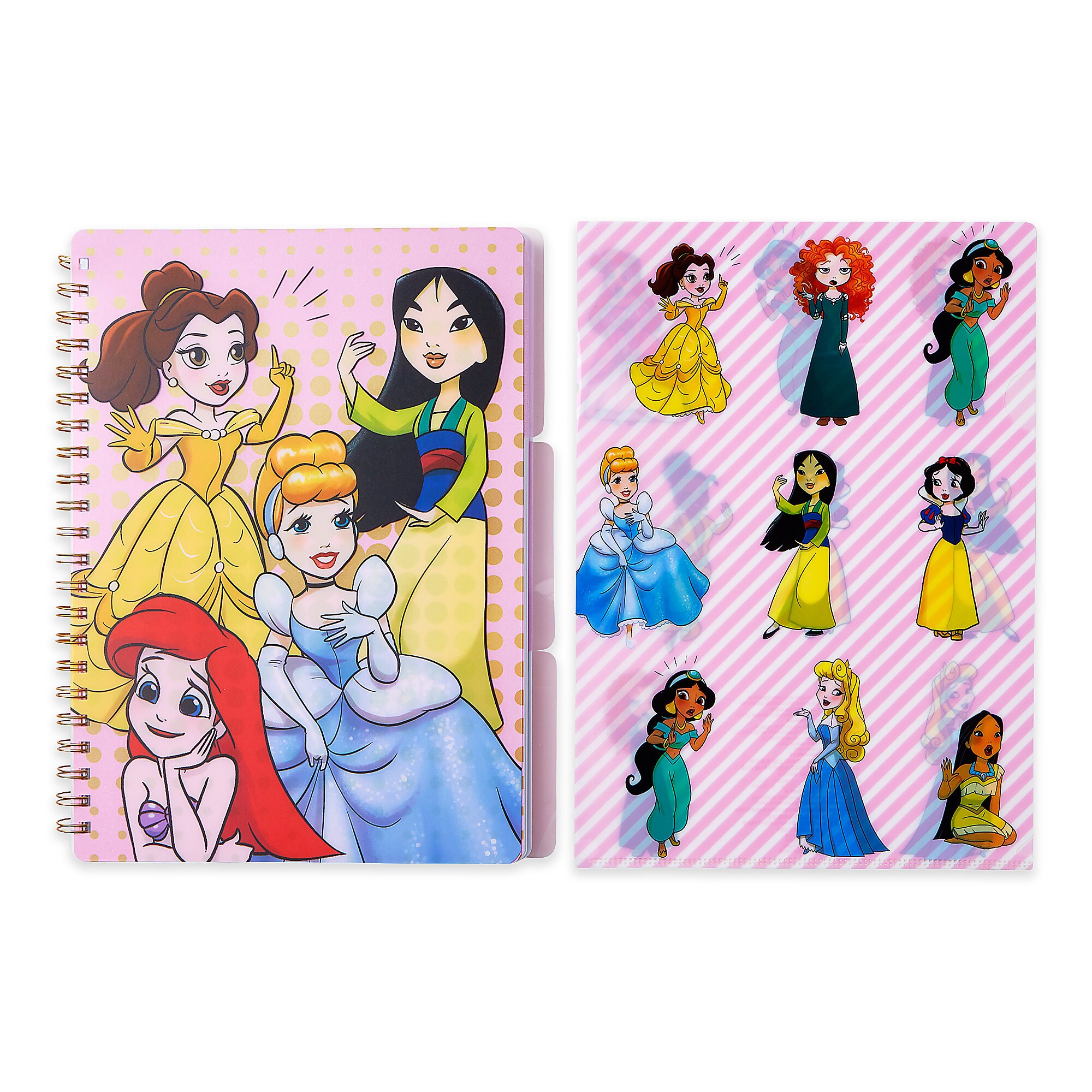 Disney Princess Notebook and Folder Set