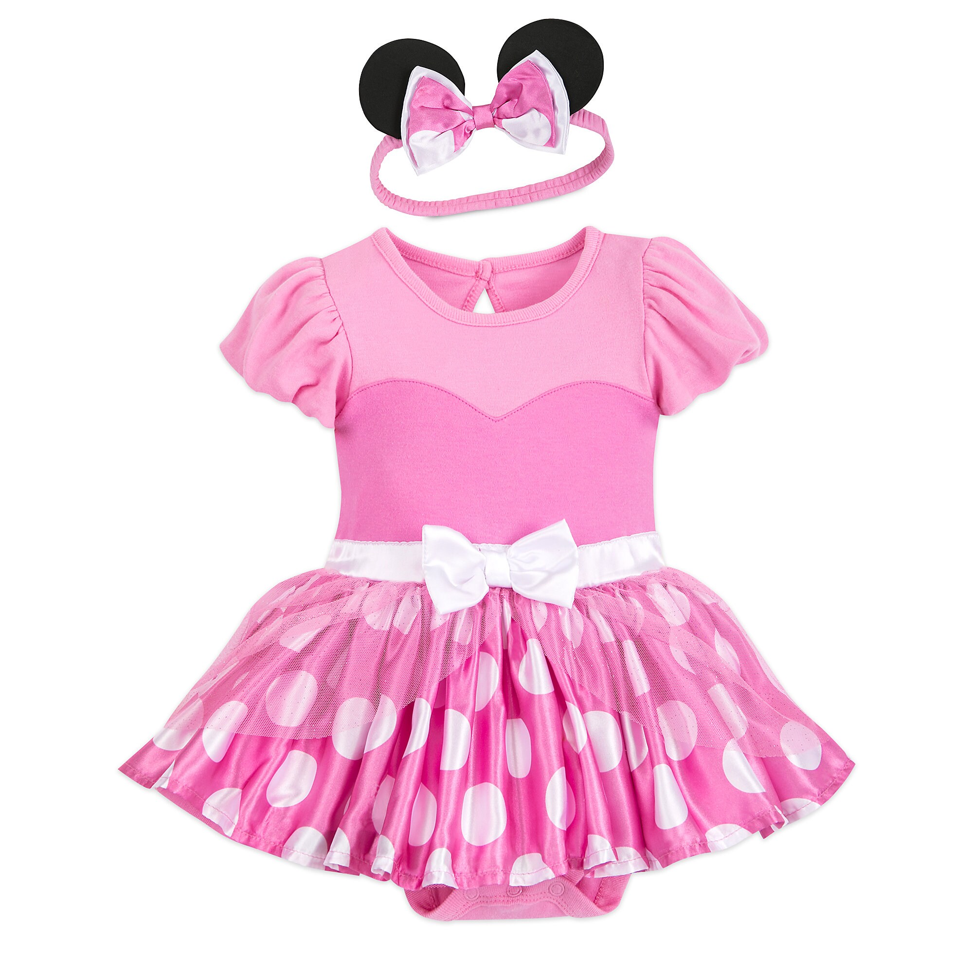 Minnie Mouse Costume Bodysuit for Baby - Pink