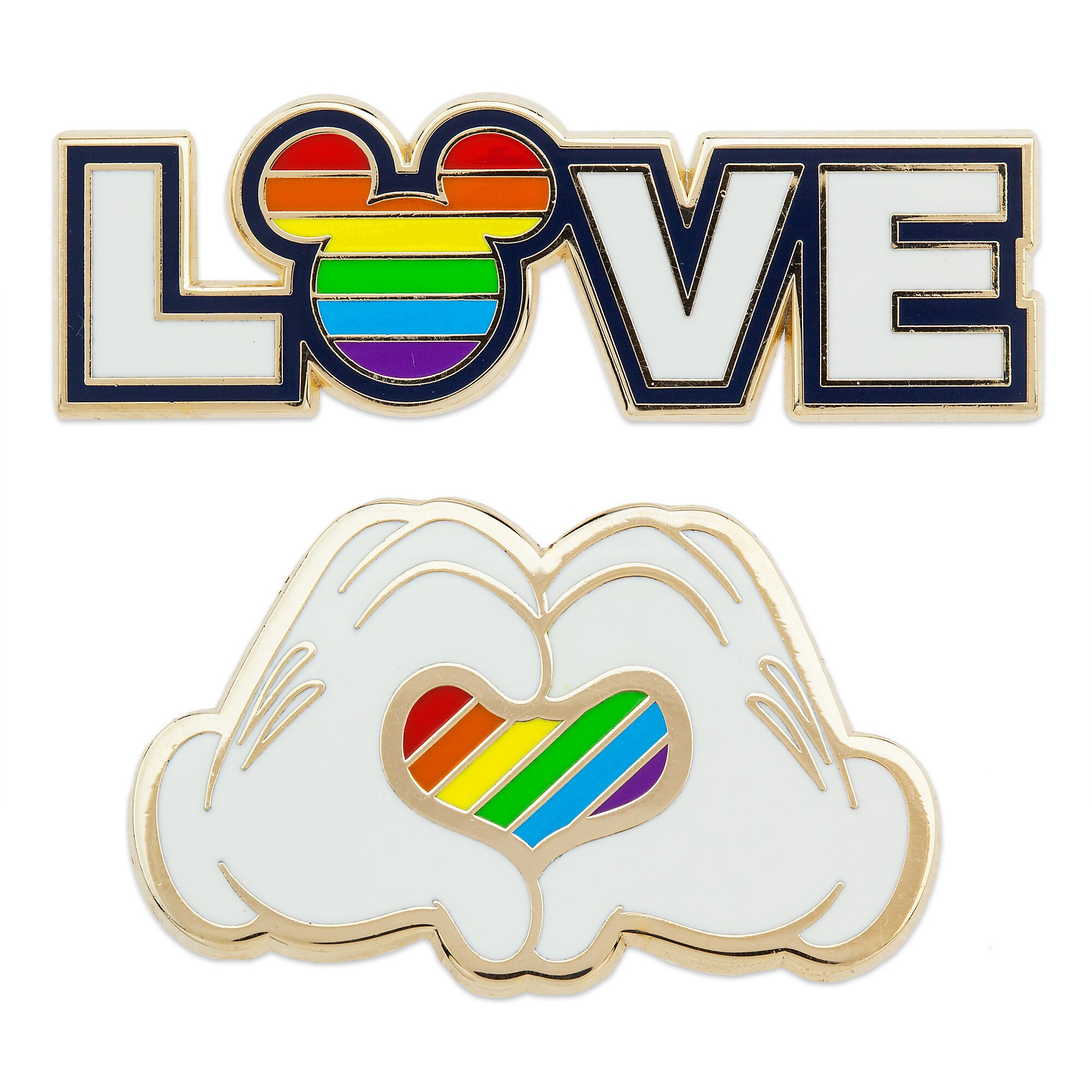 Product Image of Rainbow Mickey Collection Pin Set # 1