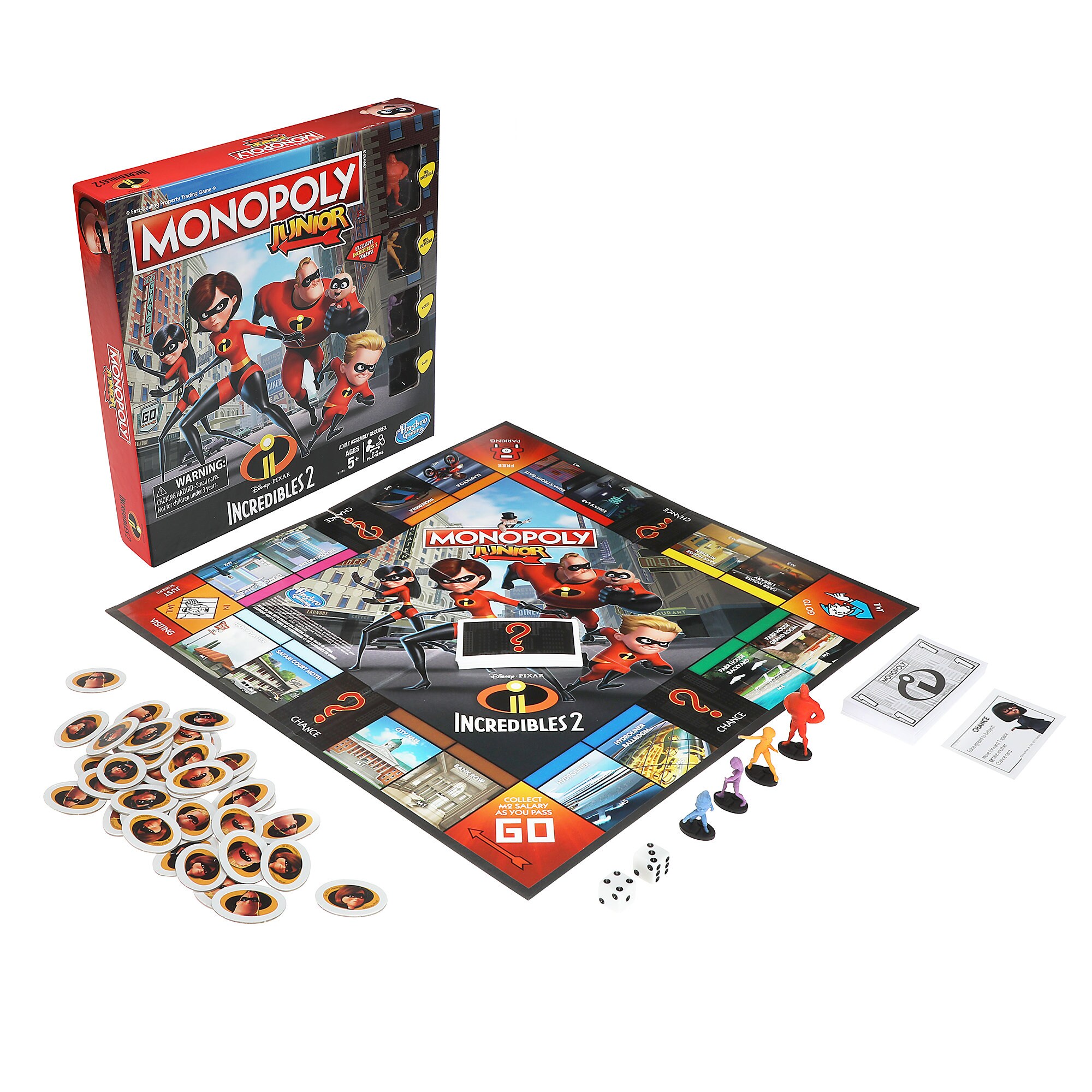 Incredibles 2 Monopoly Junior Game