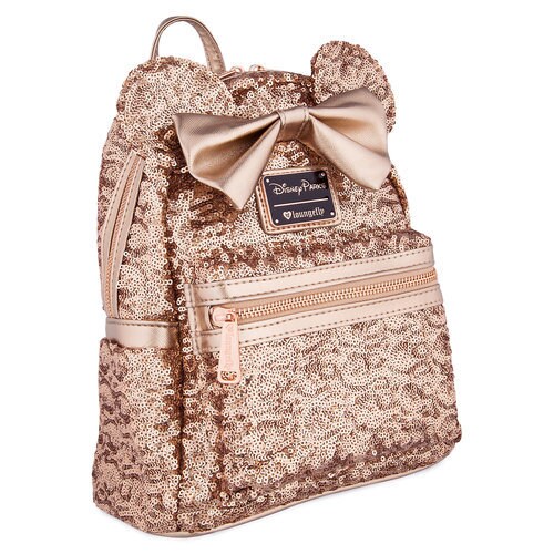 purple sequin minnie backpack