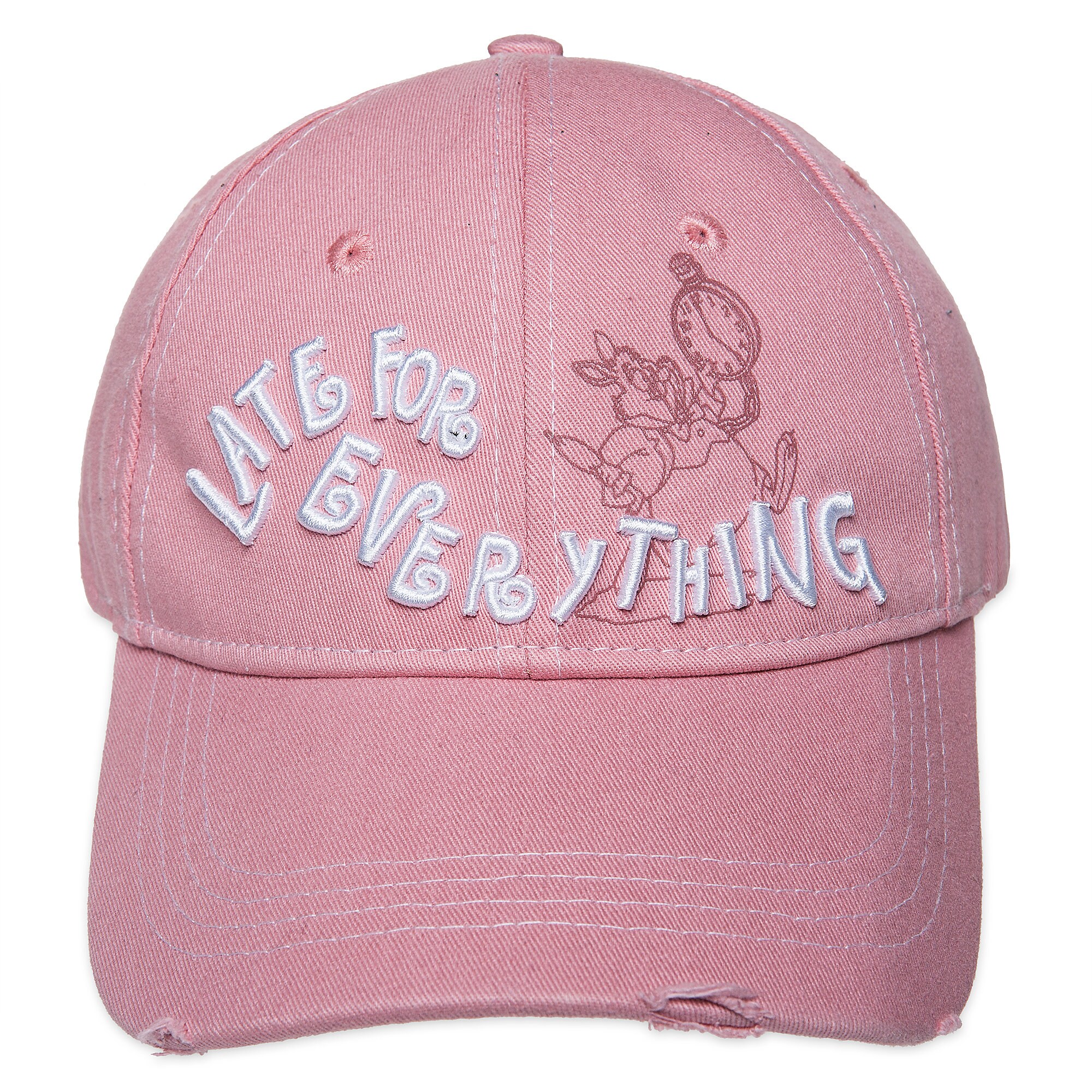 White Rabbit ''Late For Everything'' Baseball Cap for Adults - Alice in Wonderland