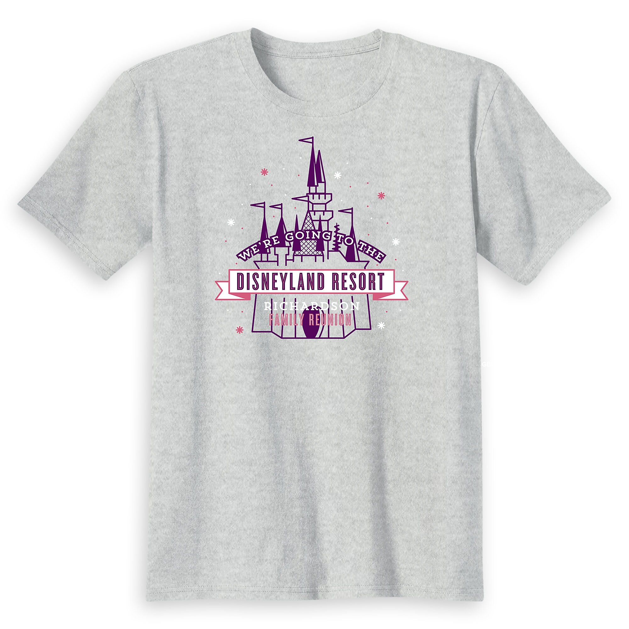 Kids' Sleeping Beauty Castle Family Reunion T-Shirt - Disneyland Resort - Customized