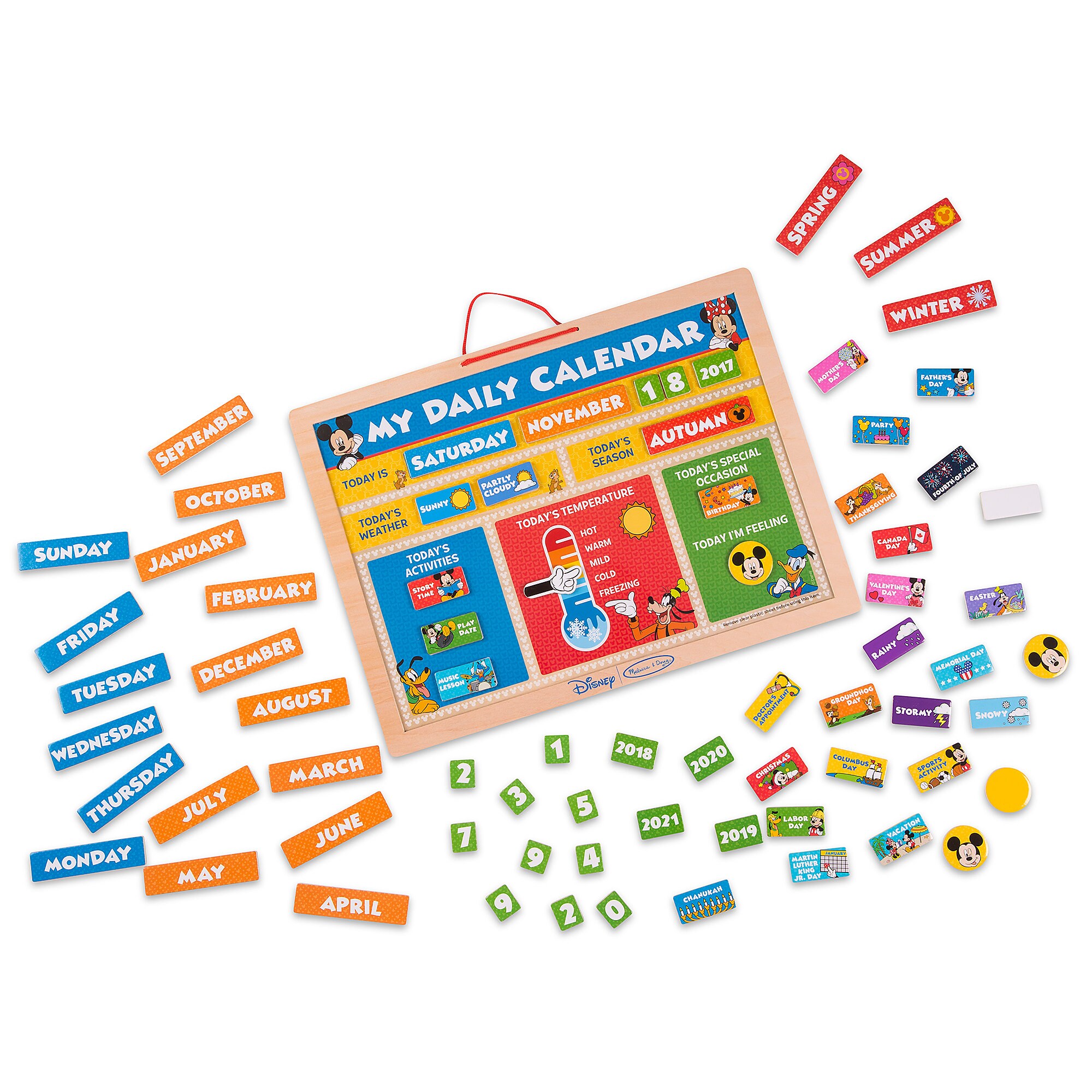 Mickey Mouse My Magnetic Daily Calendar Set by Melissa & Doug