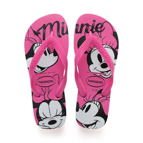 Minnie Mouse Pink Flip Flops for Kids by Havaianas | shopDisney