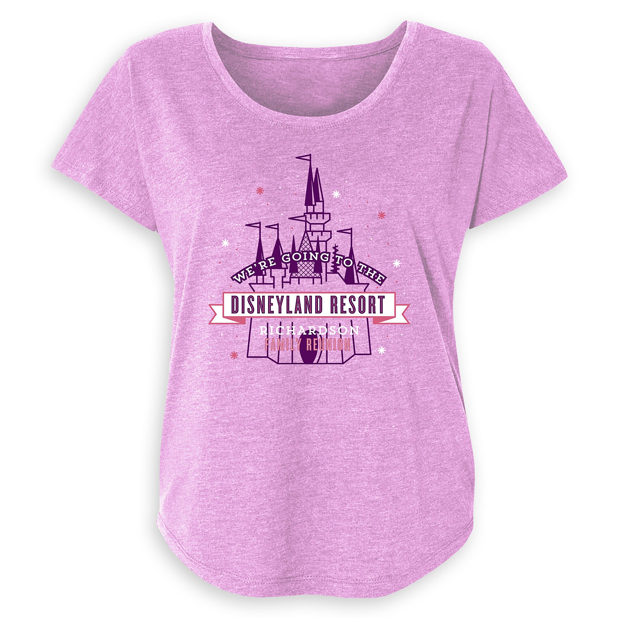 Women's Sleeping Beauty Castle Family Reunion T-Shirt - Disneyland Resort - Customized