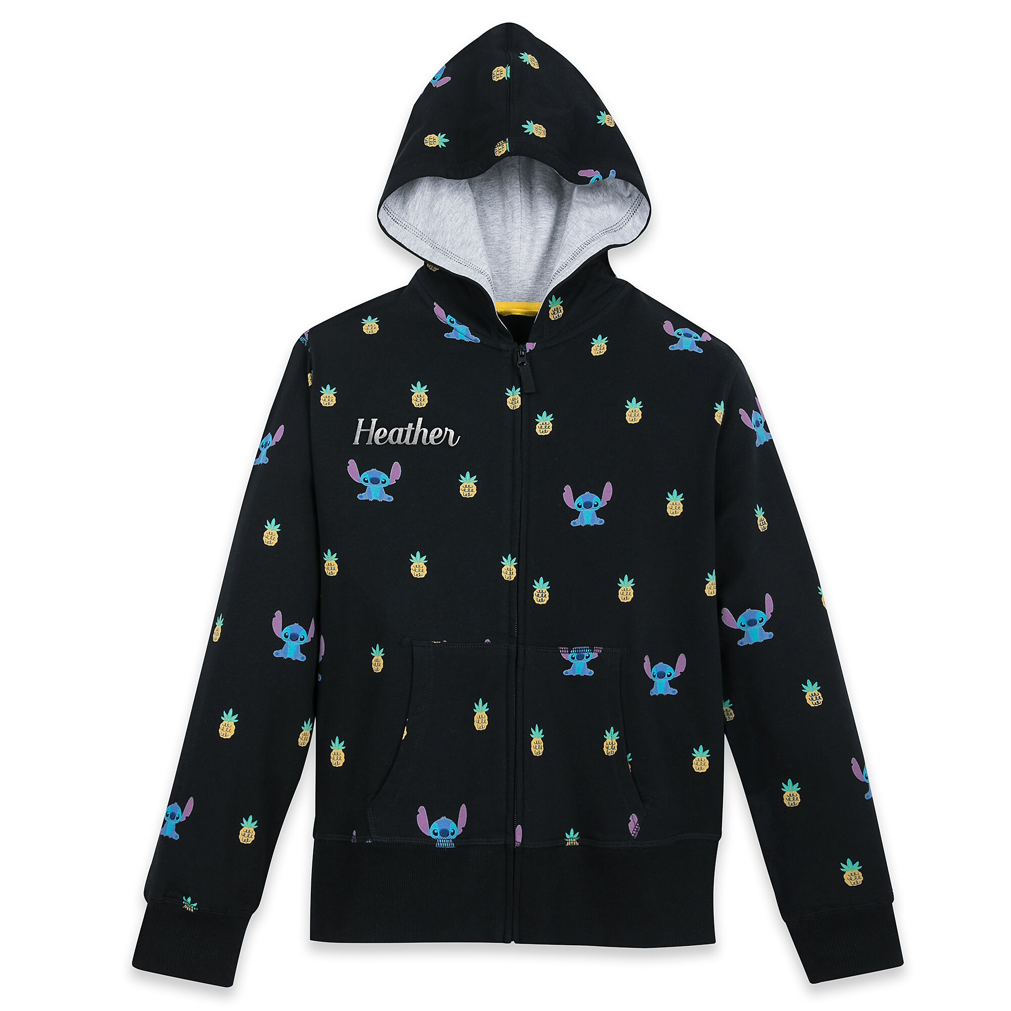 Stitch Zip-Up Hoodie for Adults - Personalized
