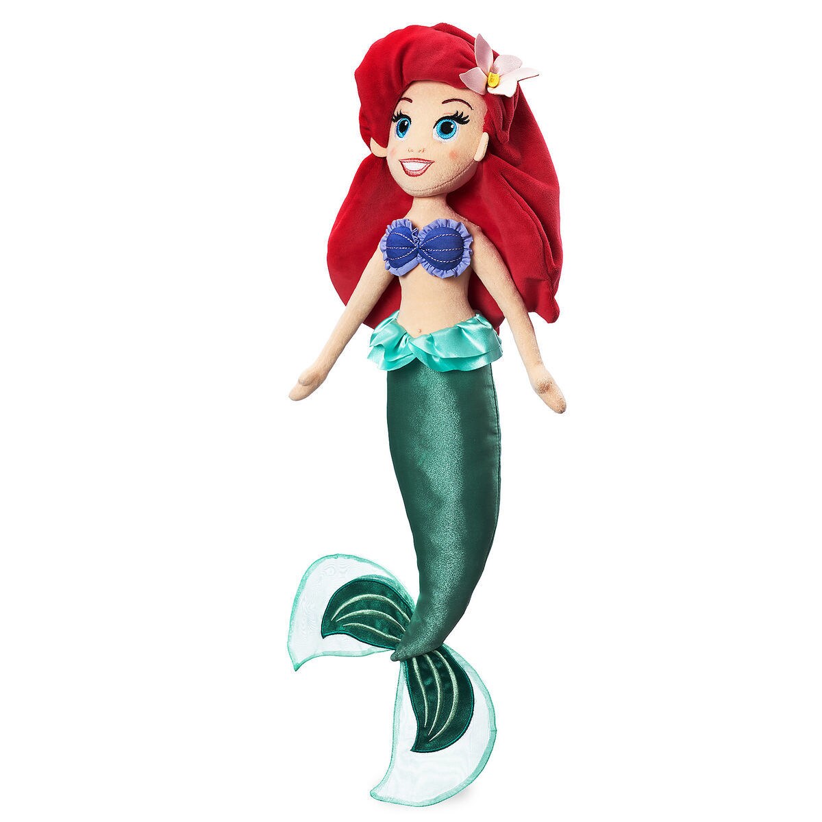DISNEY THE LITTLE MERMAID PRINCESS ARIEL LARGE PLUSH TOY DOLL BRAND NEW