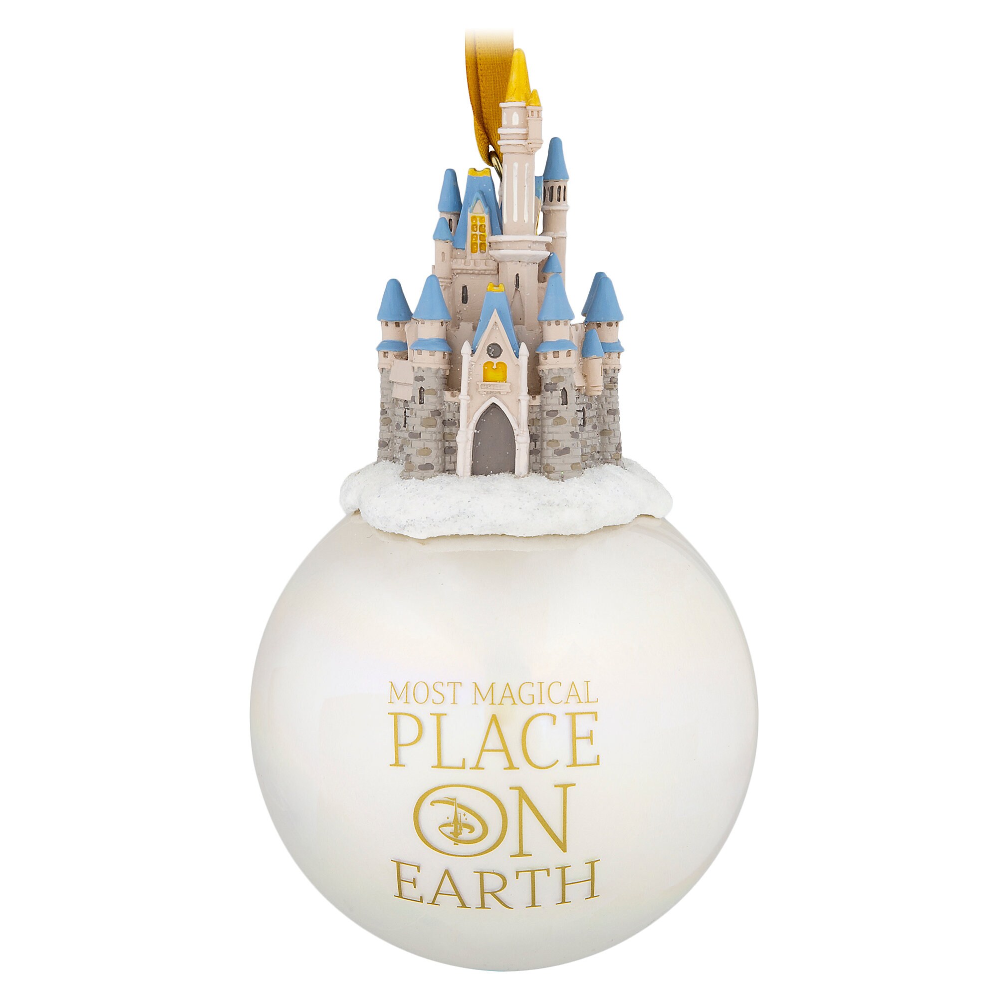 Cinderella Castle Globe Ornament - Walt Disney World