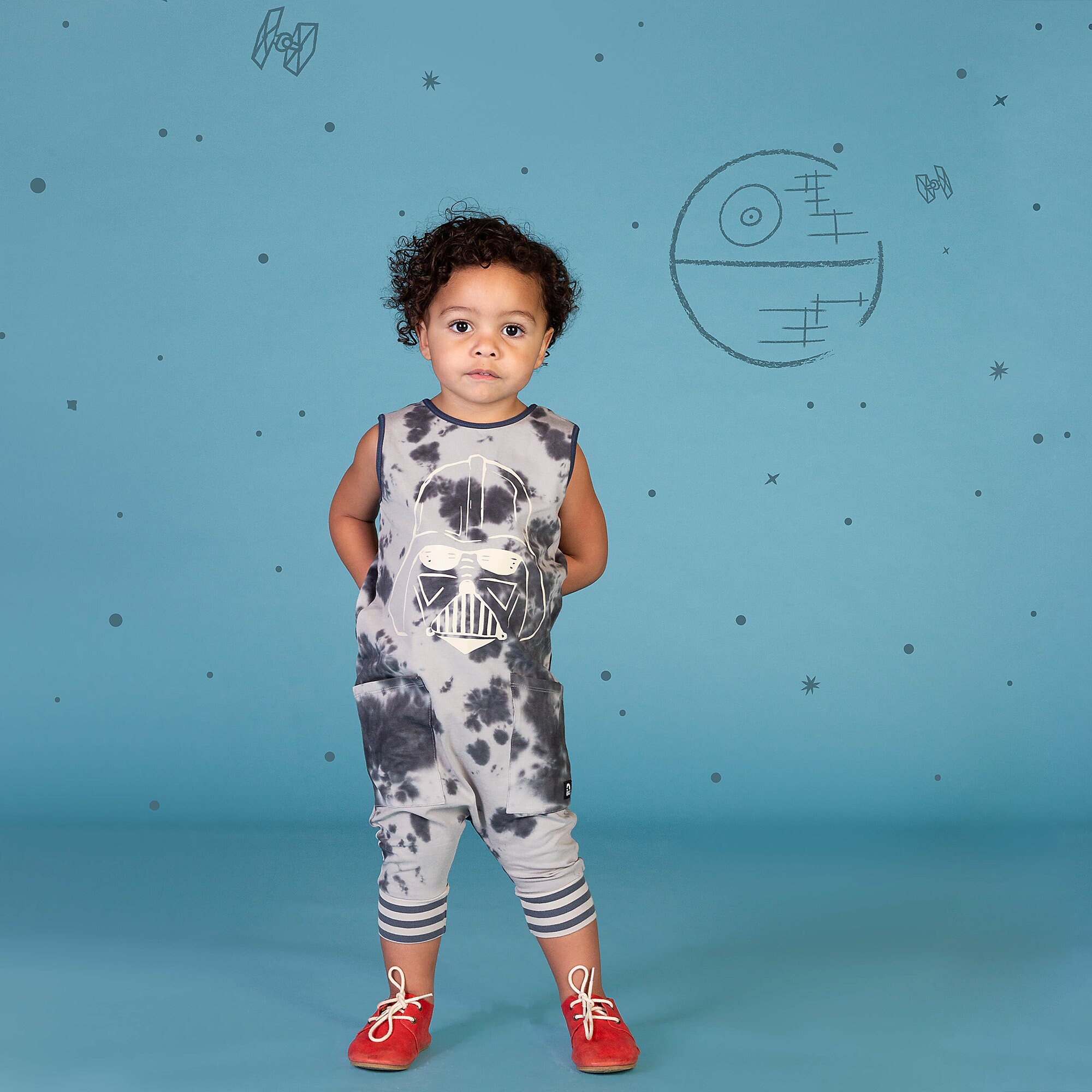 Darth Vader Romper Tank for Baby and Toddler by Rags