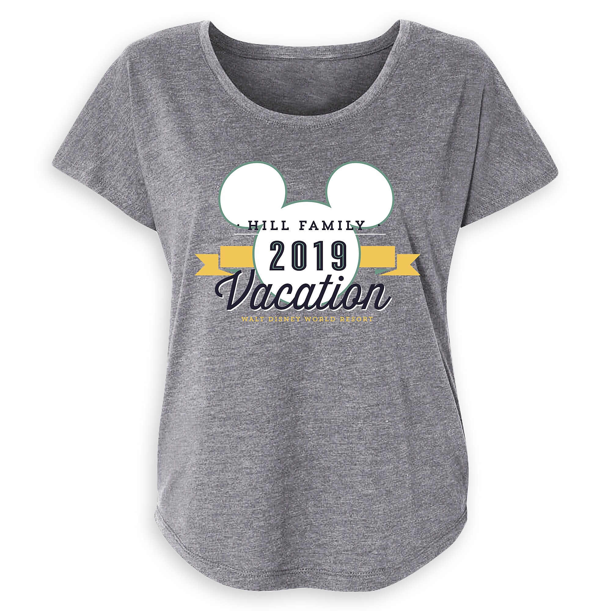 Women's Mickey Mouse Family Vacation T-Shirt - Walt Disney World Resort - 2019 - Customized