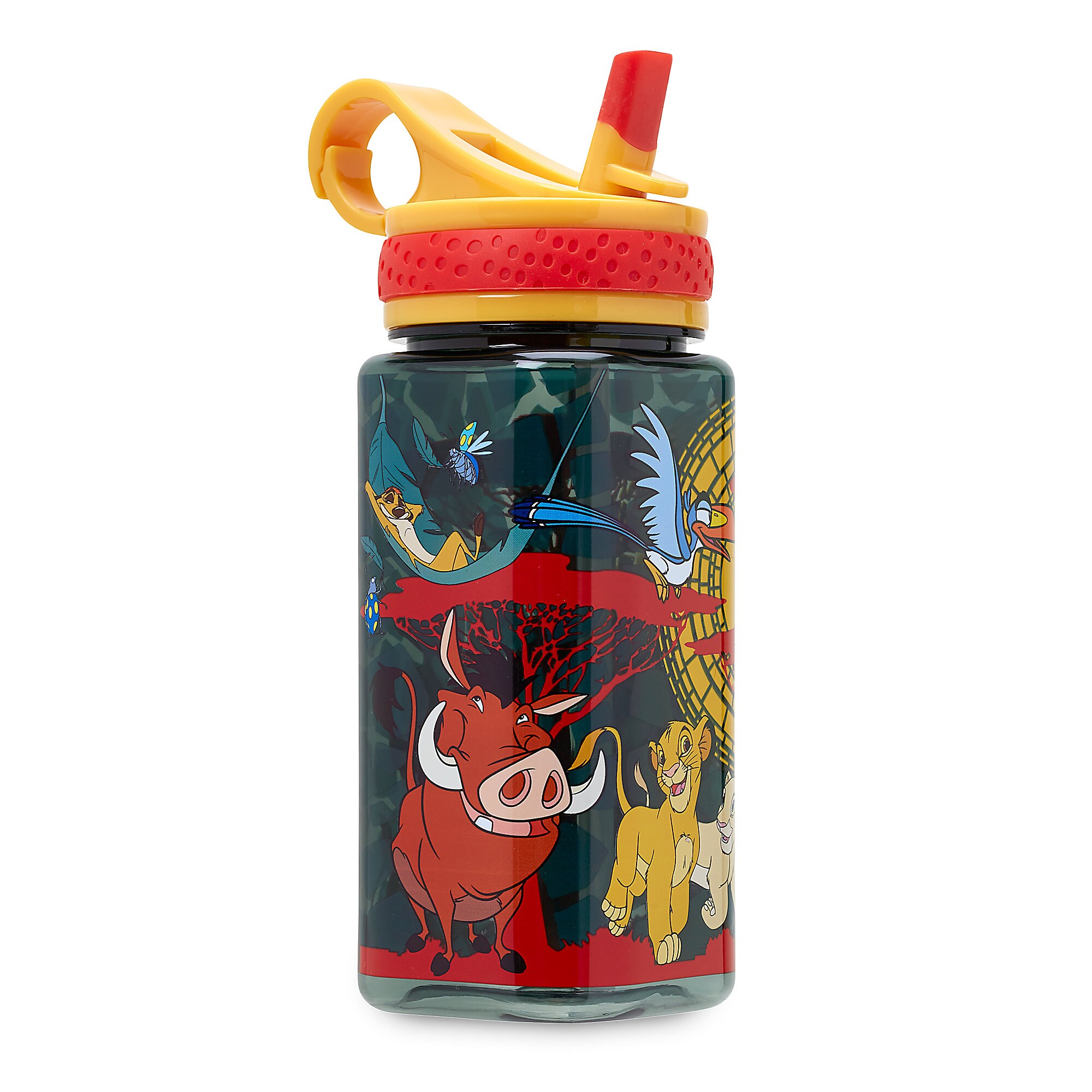 The Lion King Water Bottle with Built-In Straw