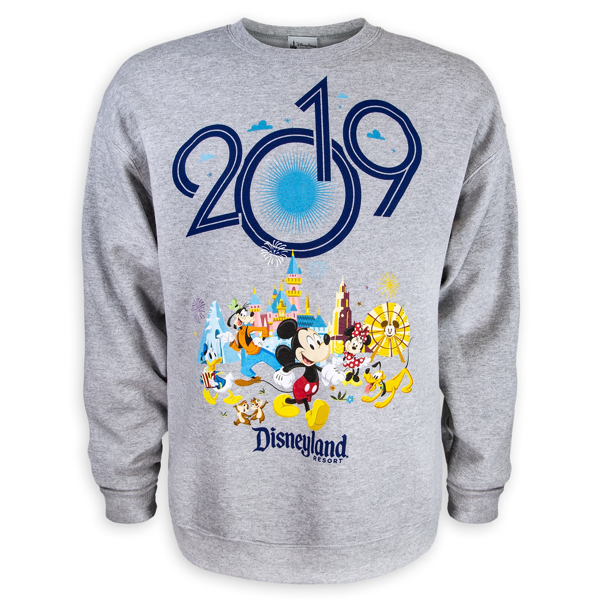 Mickey Mouse and Friends Fleece Sweatshirt for Adults - Disneyland 2019