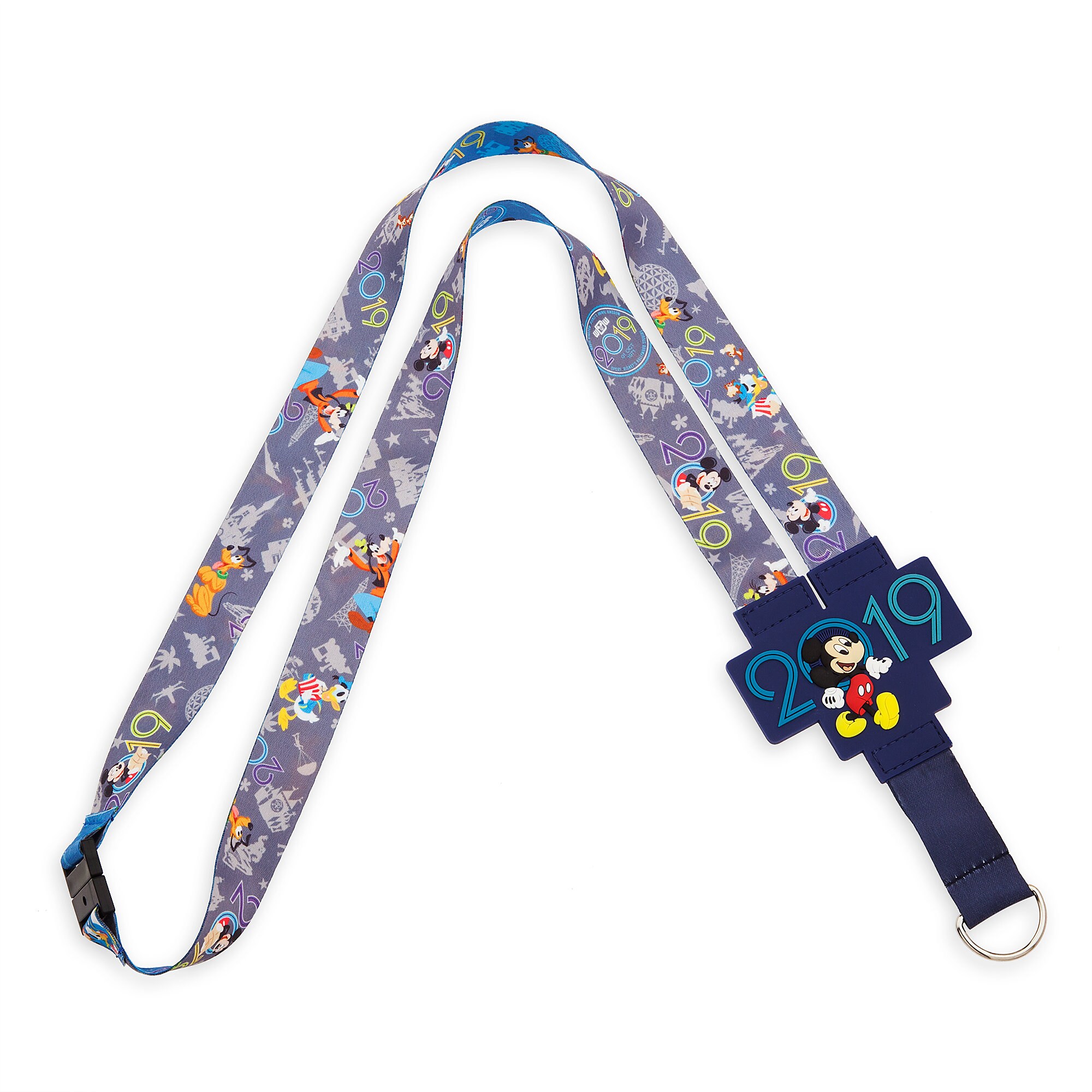Mickey Mouse and Friends Reversible Lanyard - Walt Disney World 2019