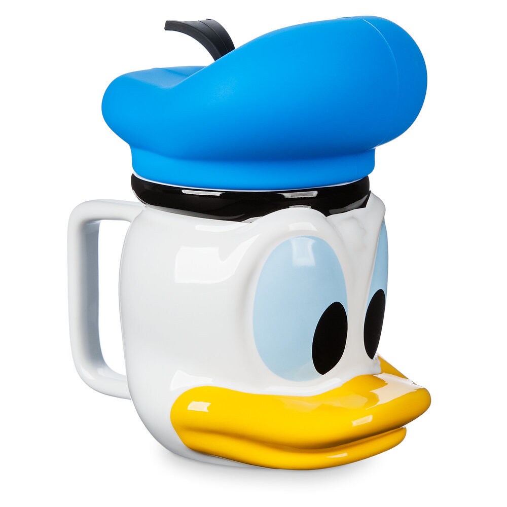 Donald Duck Figural Mug with Lid Official shopDisney
