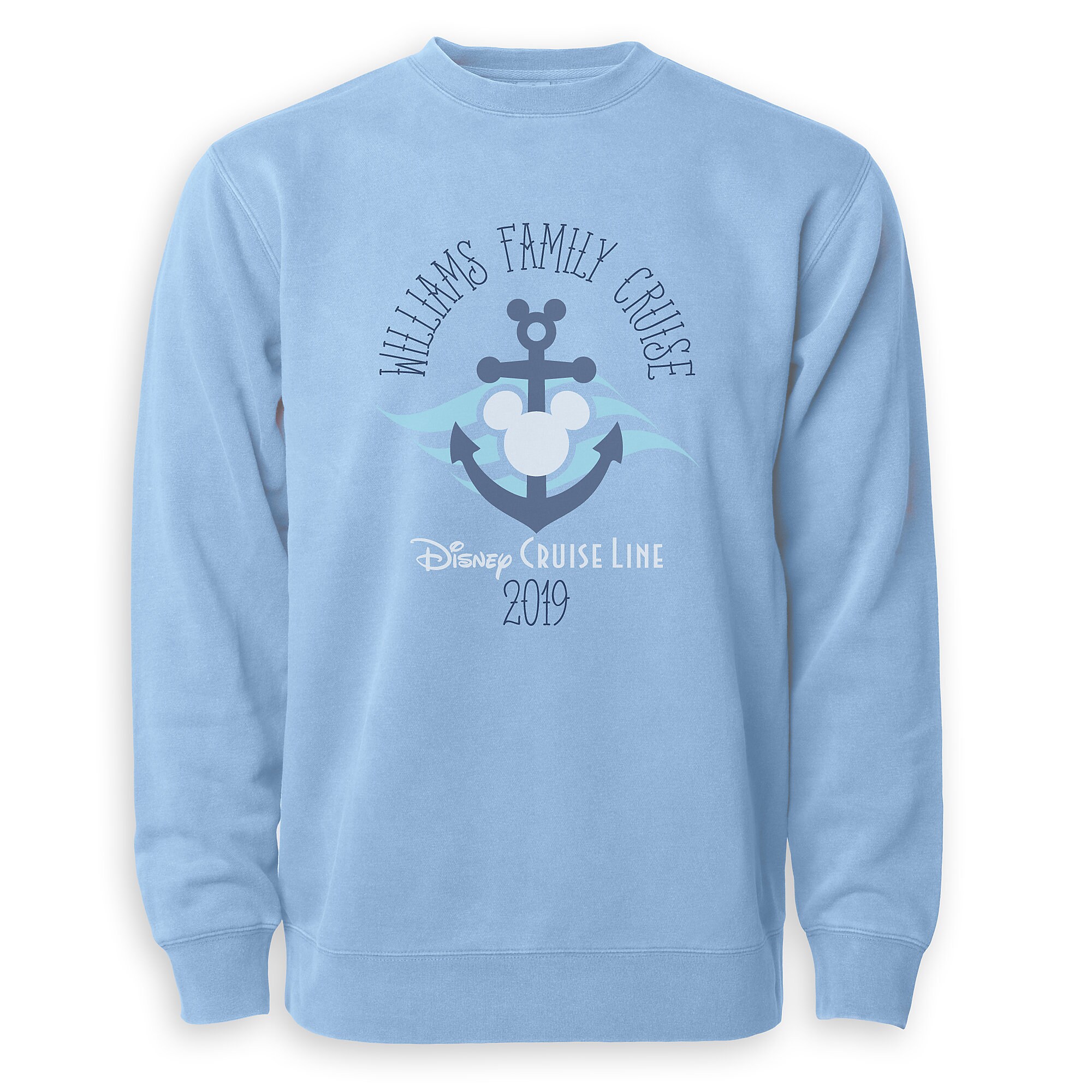 Adults' Disney Cruise Line Anchor Family Cruise 2019 Pullover - Customized