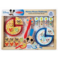 Mickey Mouse Clubhouse Wooden Pizza & Birthday Cake Set by Melissa ...