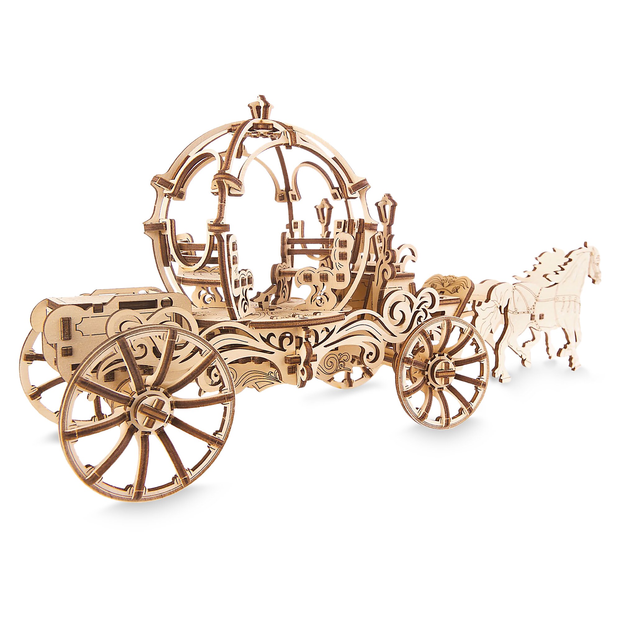 Cinderella Carriage Wooden Puzzle